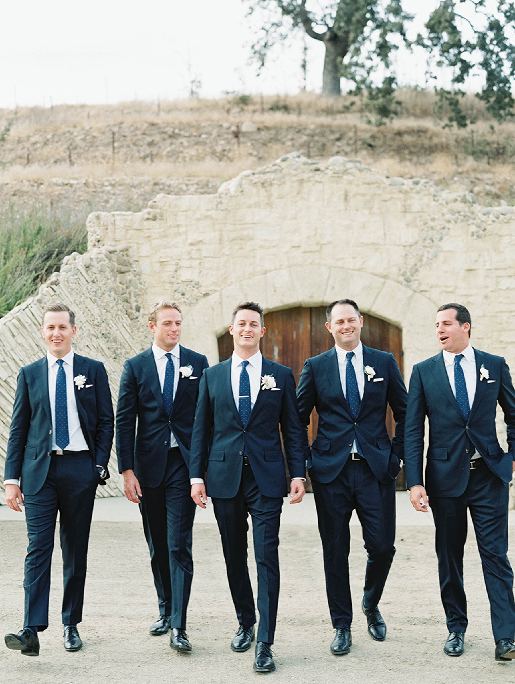 www.santabarbarawedding.com | Sunstone Winery | Luna de Mare | Esoteric Events | Groomsmen