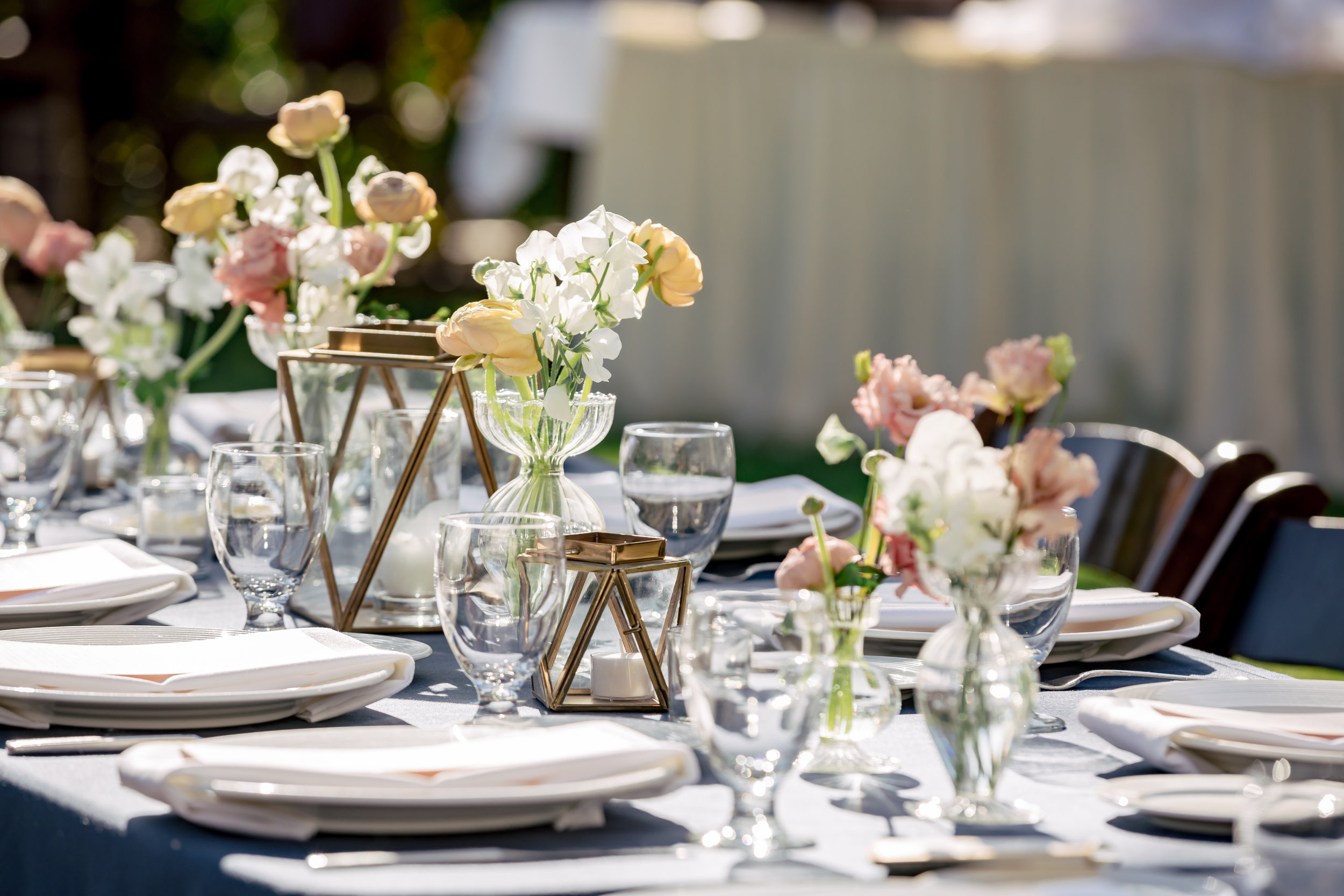 www.santabarbarawedding.com | Rewind Photography | Alegria by Design | Santa Barbara Club | Reception Table Details