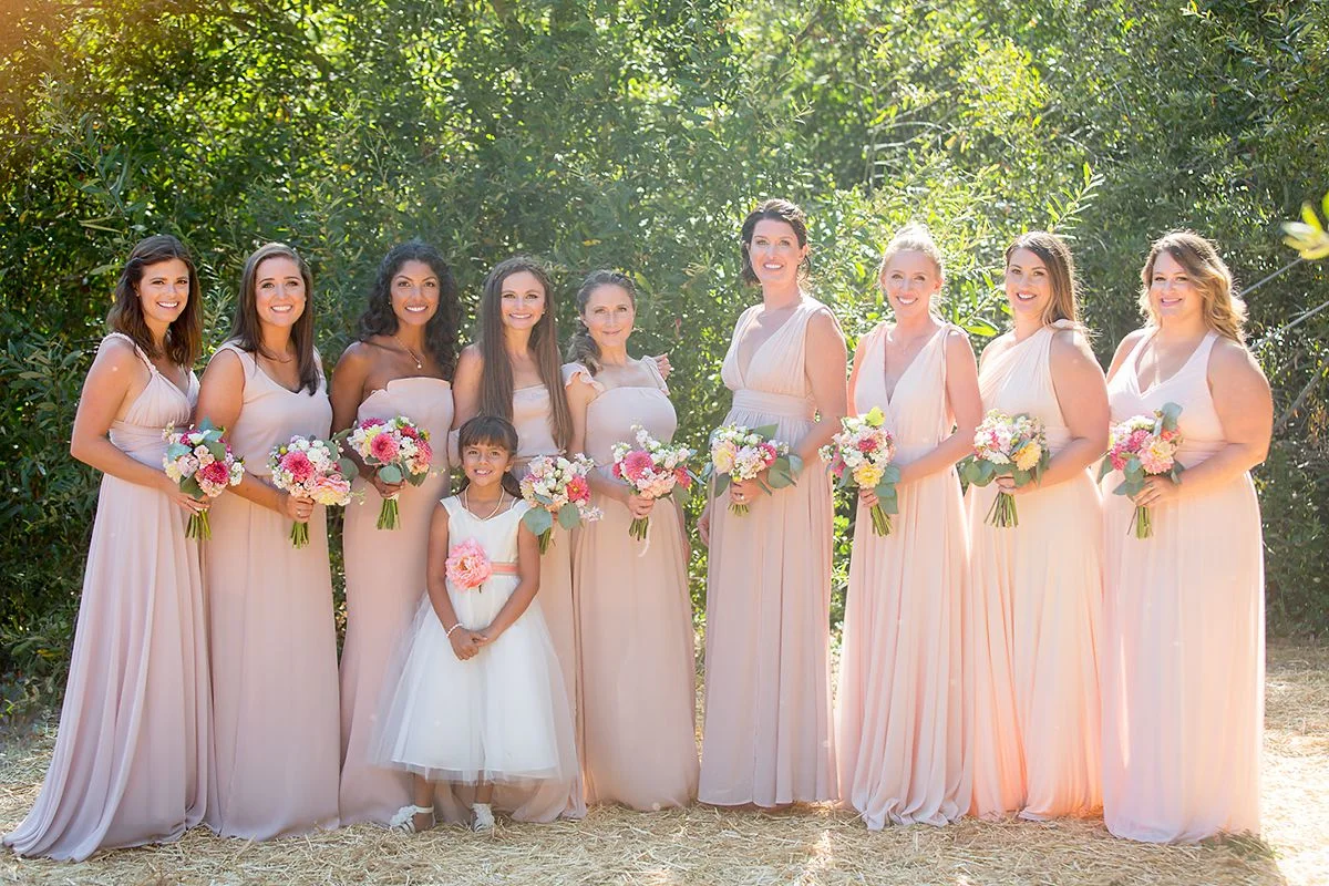 www.santabarbarawedding.com | Phillip Van Nostrand | Casitas Valley Farm | Bridesmaids