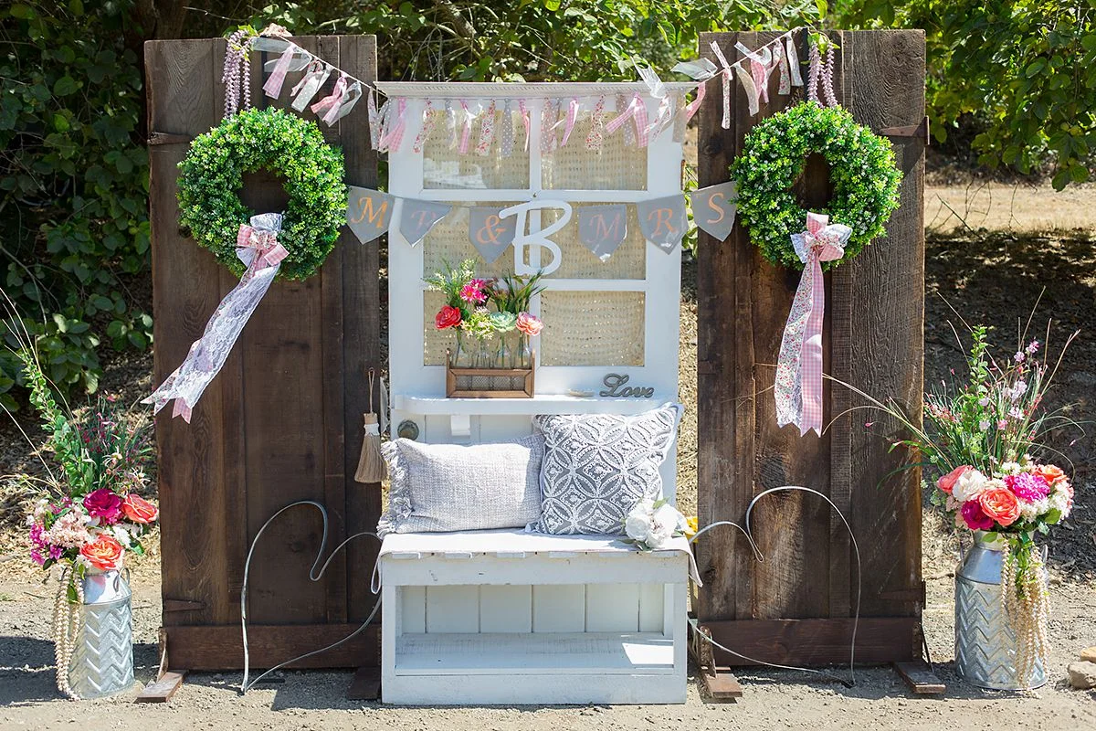 www.santabarbarawedding.com | Phillip Van Nostrand | Casitas Valley Farm | Reception Decor