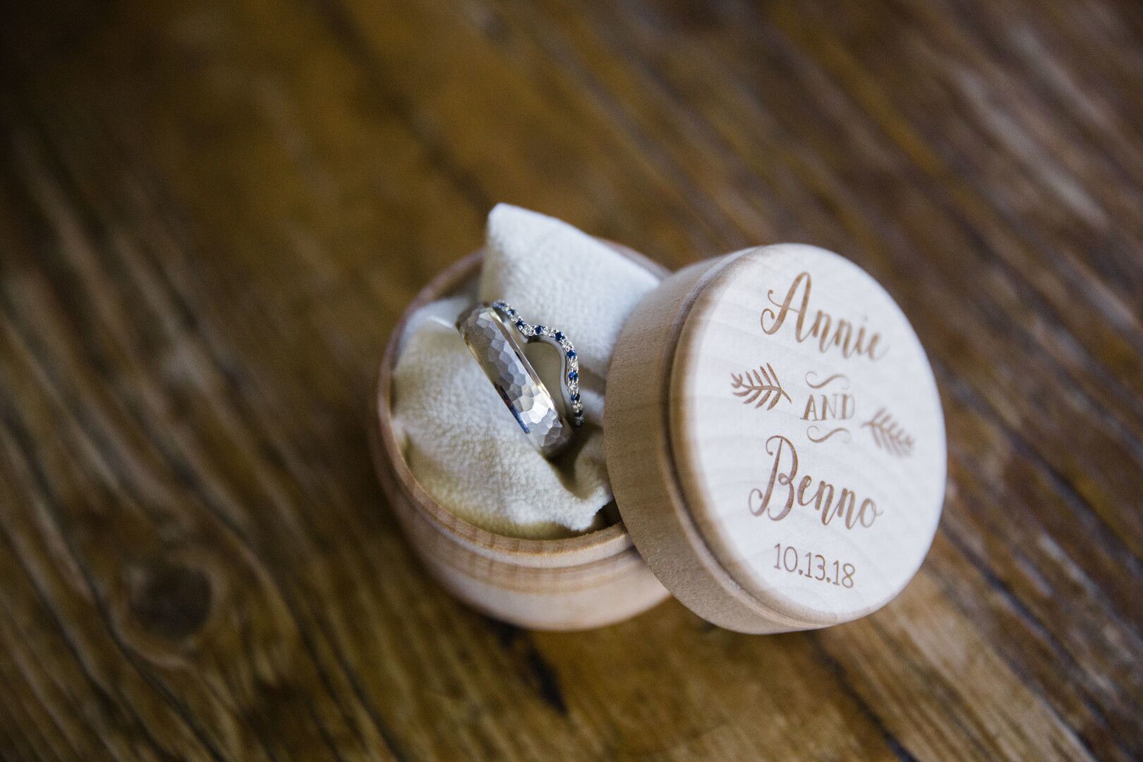 www.santabarbarawedding.com | Venue: Firestone Vineyard | Photographer: Just Kiss Collective | Weddings Rings in Ring Box