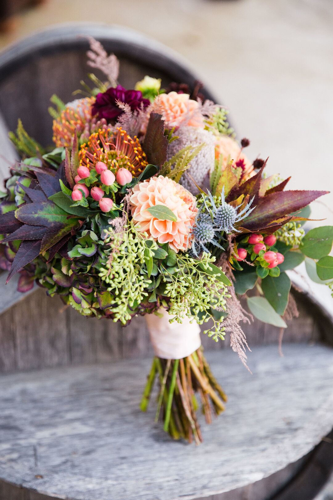 www.santabarbarawedding.com | Venue: Firestone Vineyard | Photographer: Just Kiss Collective | Bridal Bouquet