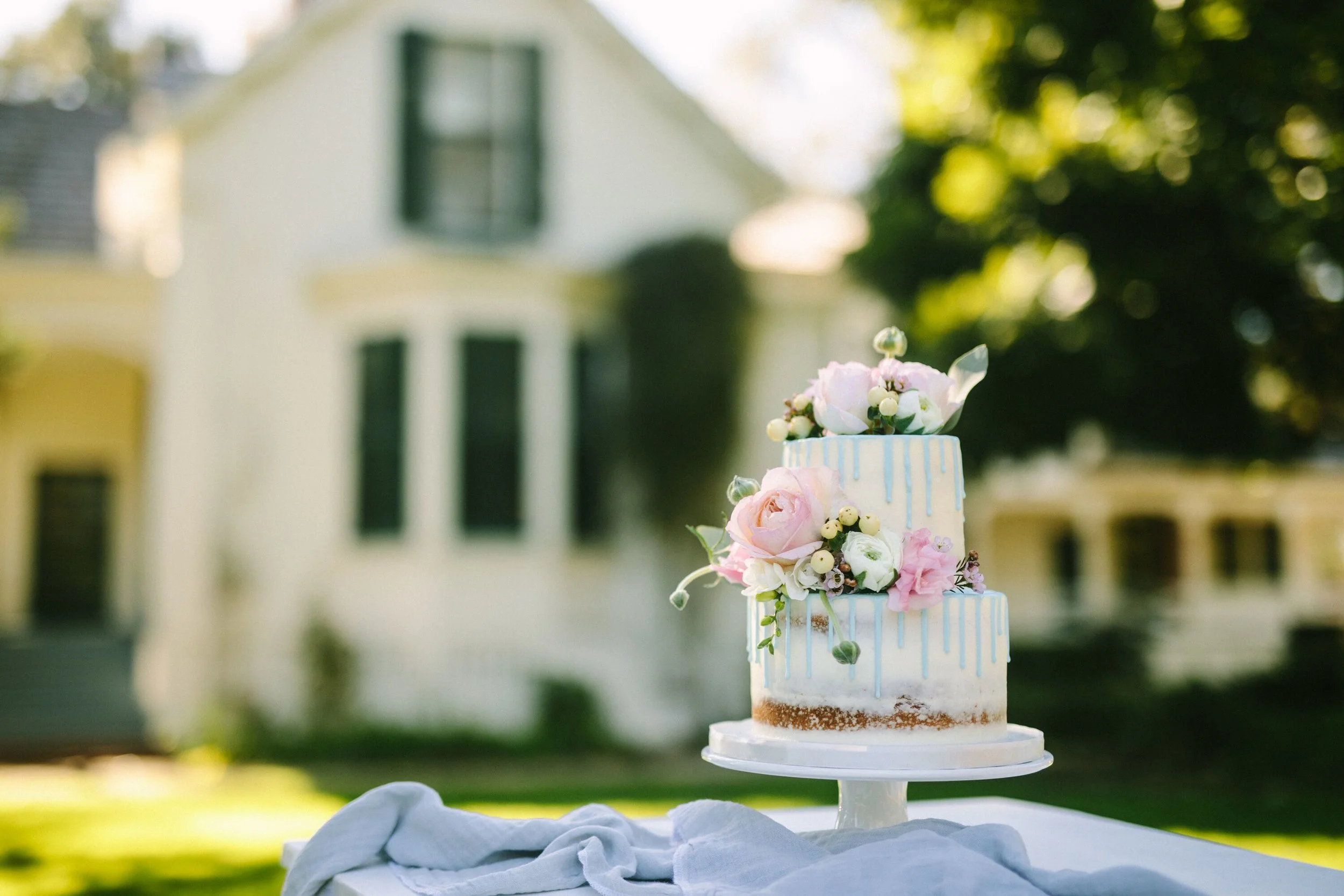 www.santabarbarawedding.com | Photographer: Patrick Ang | Venue: Rancho La Patera & Stow House | Wedding Planner: Elyse Rowen of Elyse Events | Wedding Cake