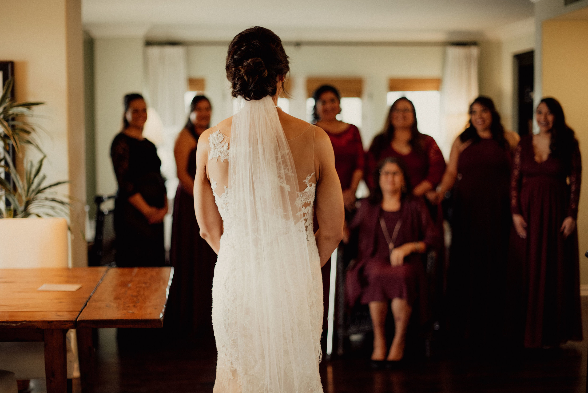 www.santabarbarawedding.com | SefraKay Photography | Kimpton Canary Hotel | Joyce Moran | Bride Reveal to Bridesmaids