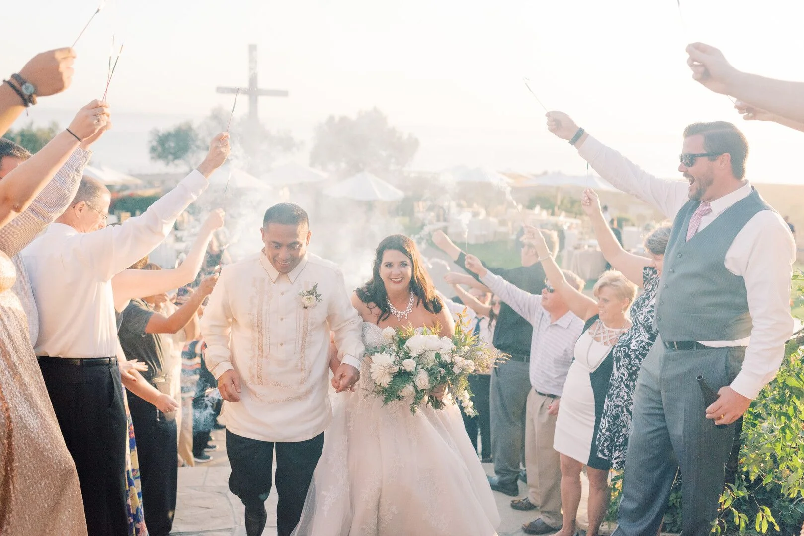 wwww.santabarbawedding.com | Planner: Vintage Heart Events | Ceremony Venue: Serra Cross Park | Photographer: Haley Richter Photography | Bride and Groom - After Ceremony