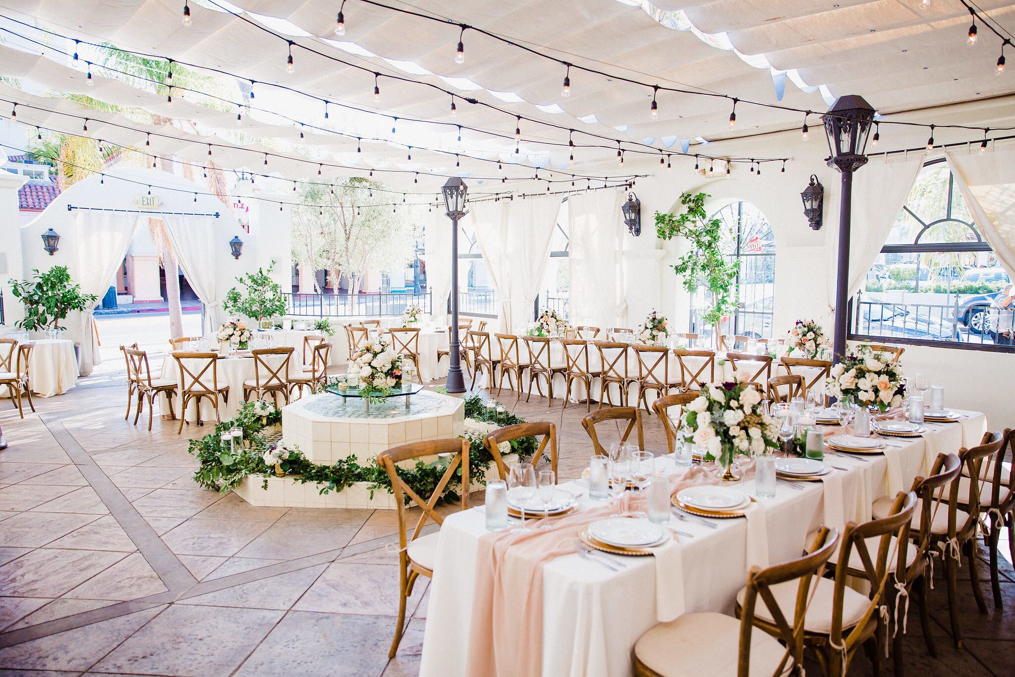 www.santabarbaraweddings.com | Photographer: Grace Kathryn | Venues: Villa & Vine, Santa Barbara Courthouse, Hilton Santa Barbara Resort | Coordination: Burlap & Bordeaux | Reception Site