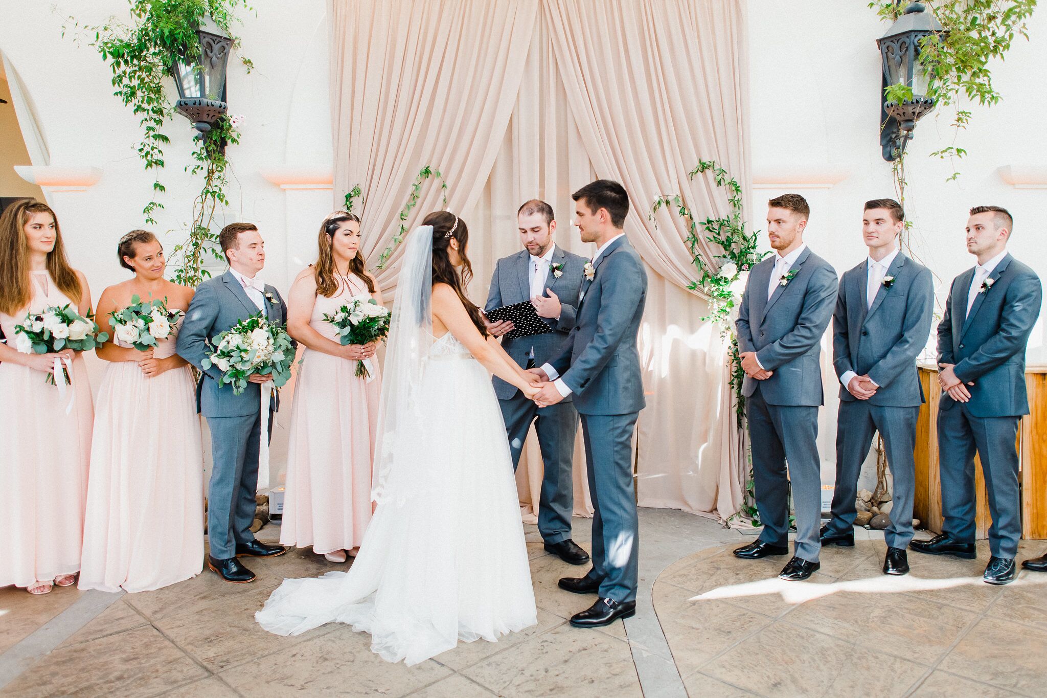 www.santabarbaraweddings.com | Photographer: Grace Kathryn | Venues: Villa & Vine, Santa Barbara Courthouse, Hilton Santa Barbara Resort | Coordination: Burlap & Bordeaux | Wedding Vows
