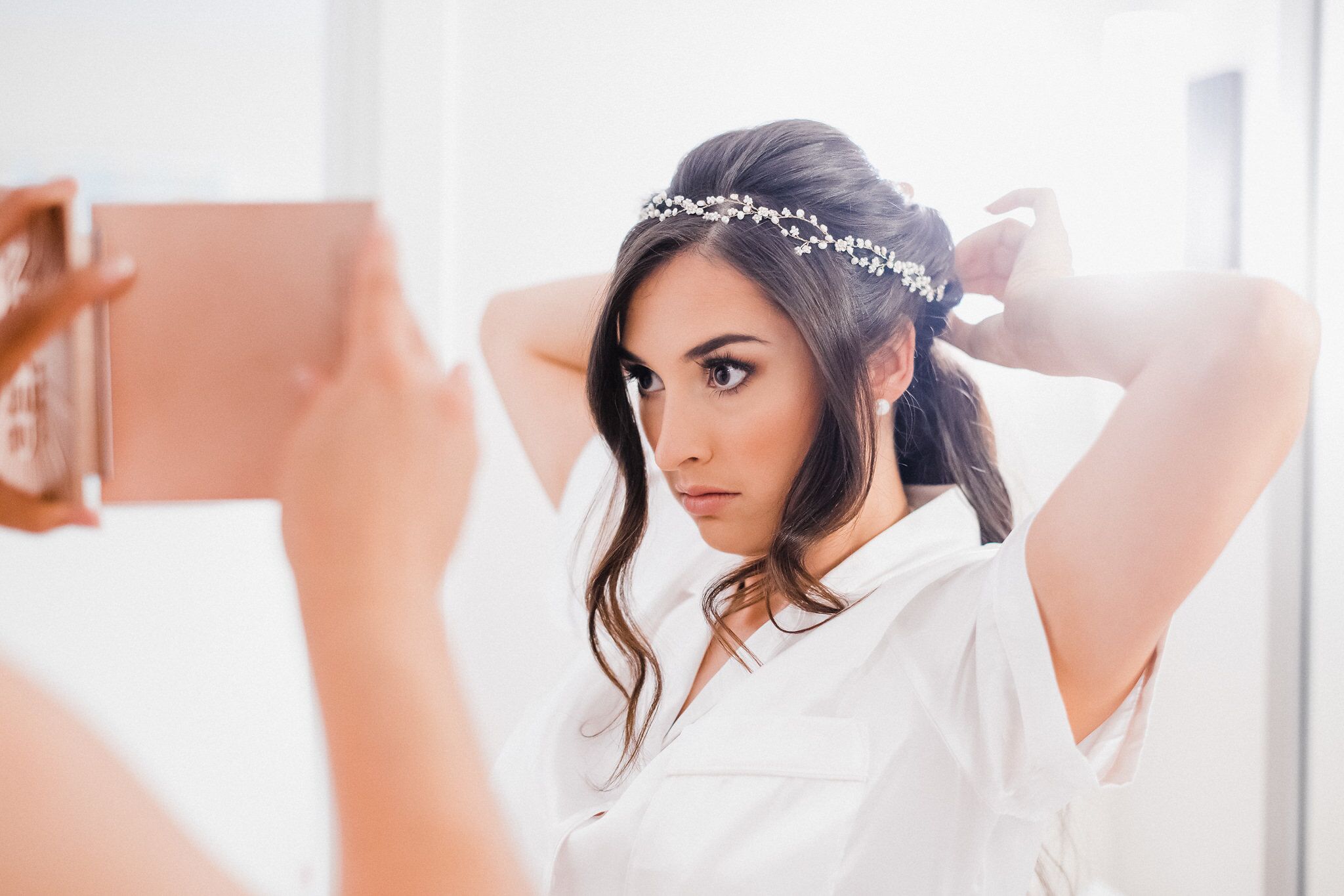 www.santabarbaraweddings.com | Photographer: Grace Kathryn | Venues: Villa & Vine, Santa Barbara Courthouse, Hilton Santa Barbara Resort | Coordination: Burlap & Bordeaux | Bride Hair Prep