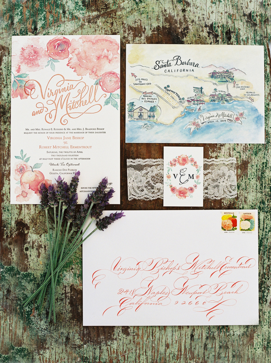 www.santabarbarawedding.com | Patrick Moyer Photography | Dos Pueblos Ranch | Soigné Productions | Nooney Art Designs | These Buds a Blooming | Wedding Invitations and Flowers