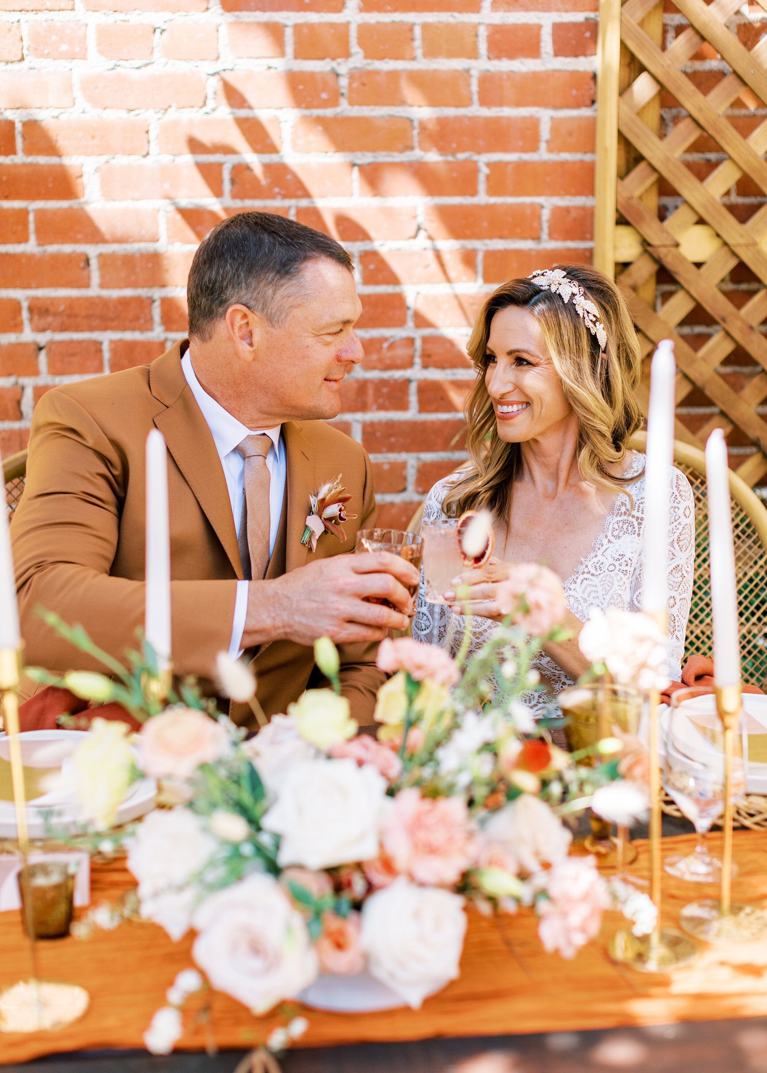 www.santabarbarawedding.com | Events by Fran | Ever After Petite Venue | Kendall Ann Photo | Tangled Lotus | Amigo Party Rentals | Love and Fromage | Bride and Groom Have Drinks