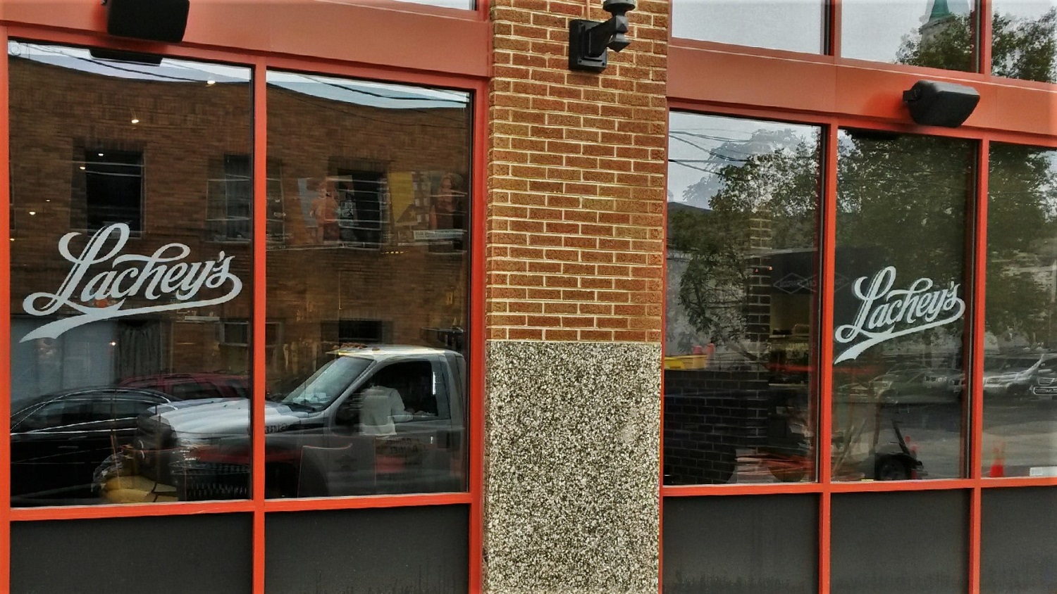 Lachey's window decal
