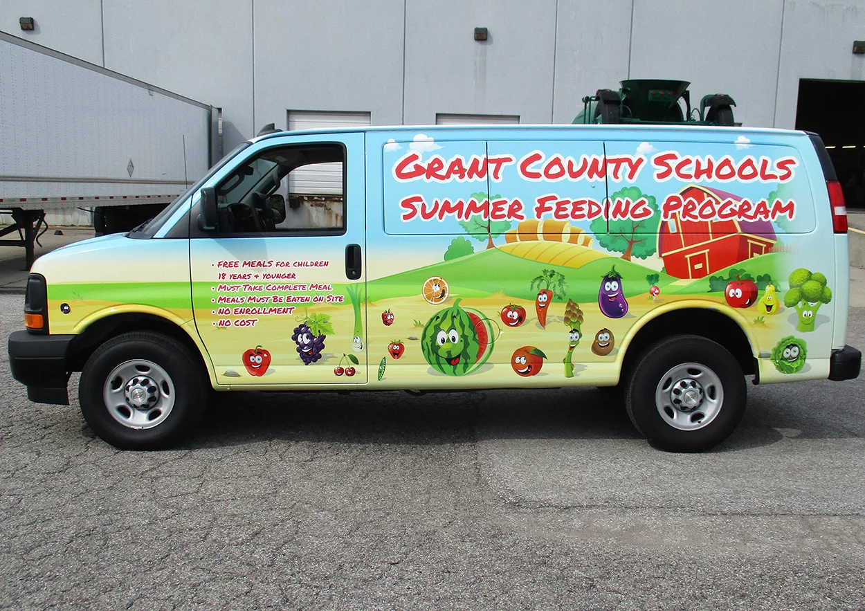 Grant County Schools Van Wrap