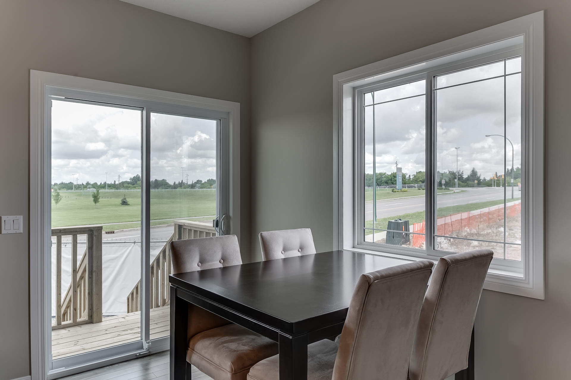 Dining Room and Deck