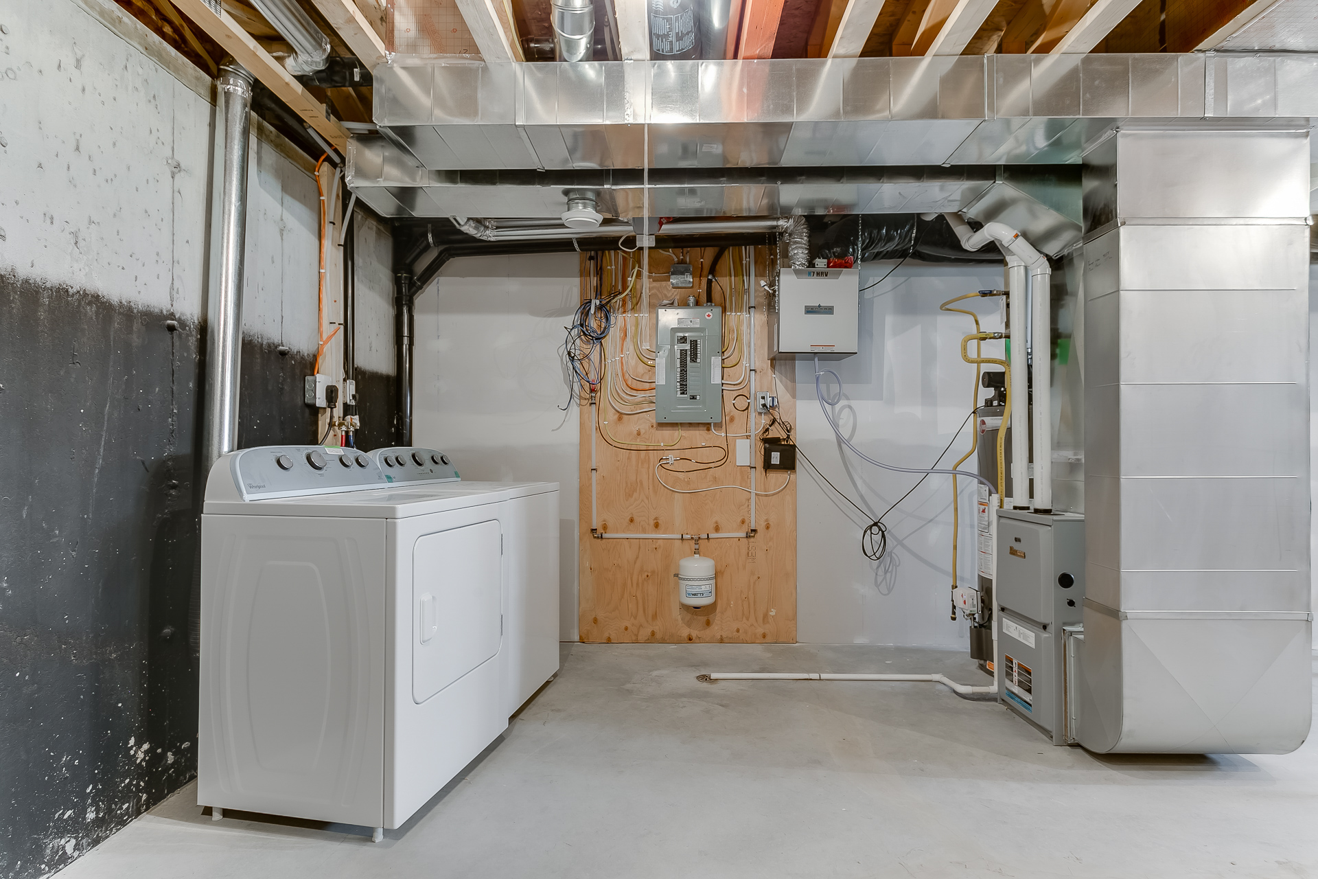 Basement Laundry, Electrical and Furnace