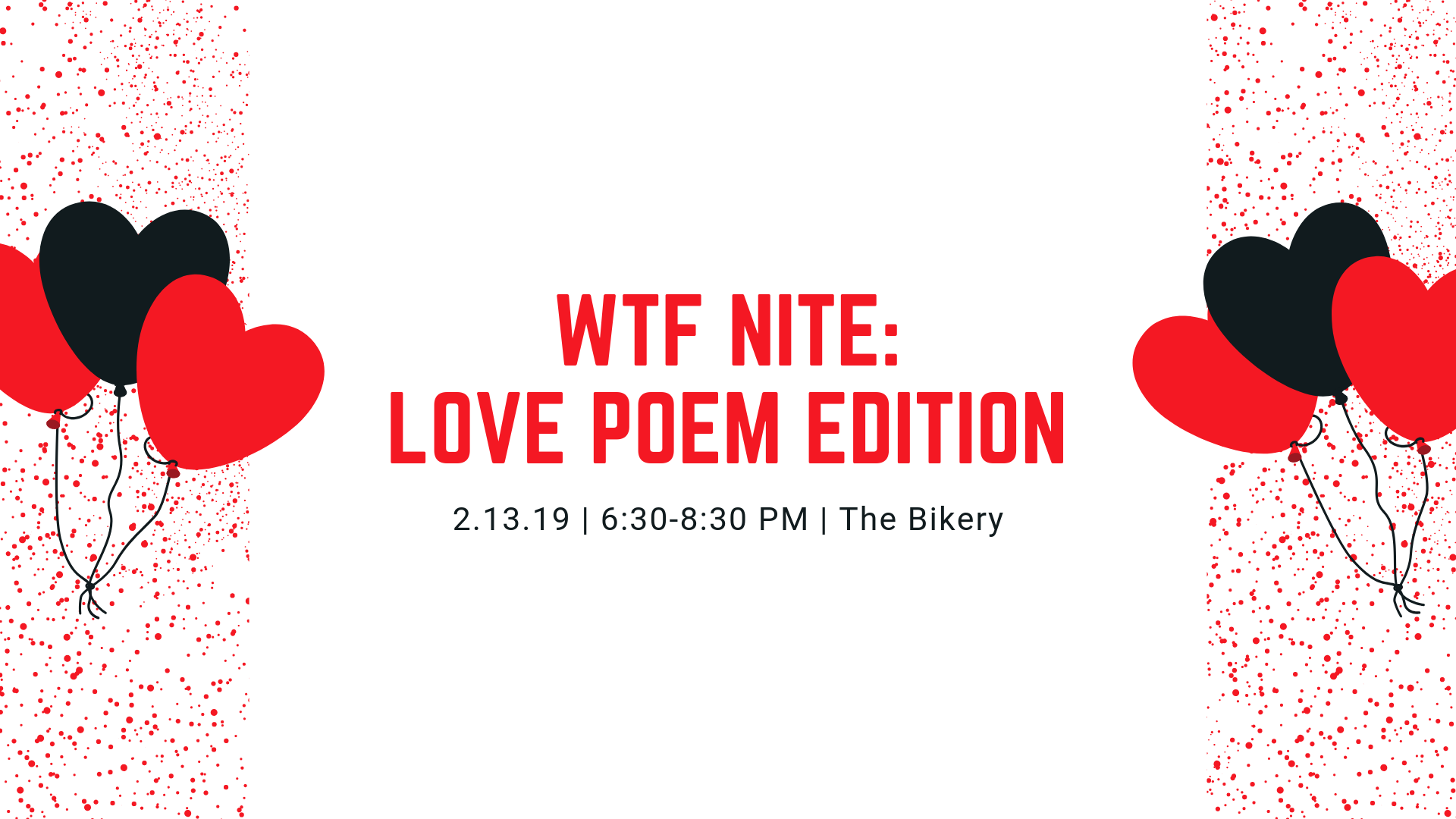 WTF Nite - Love Poem Edition