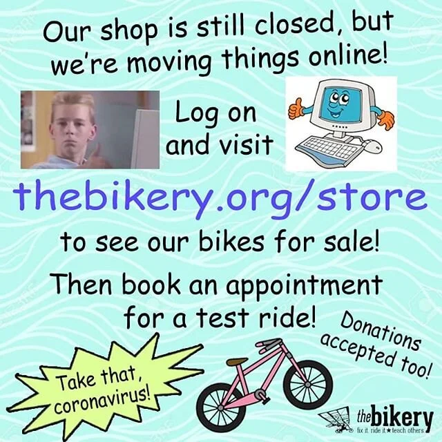 New stuff is being added all the time, so check back with us often!

thebikery.org/store