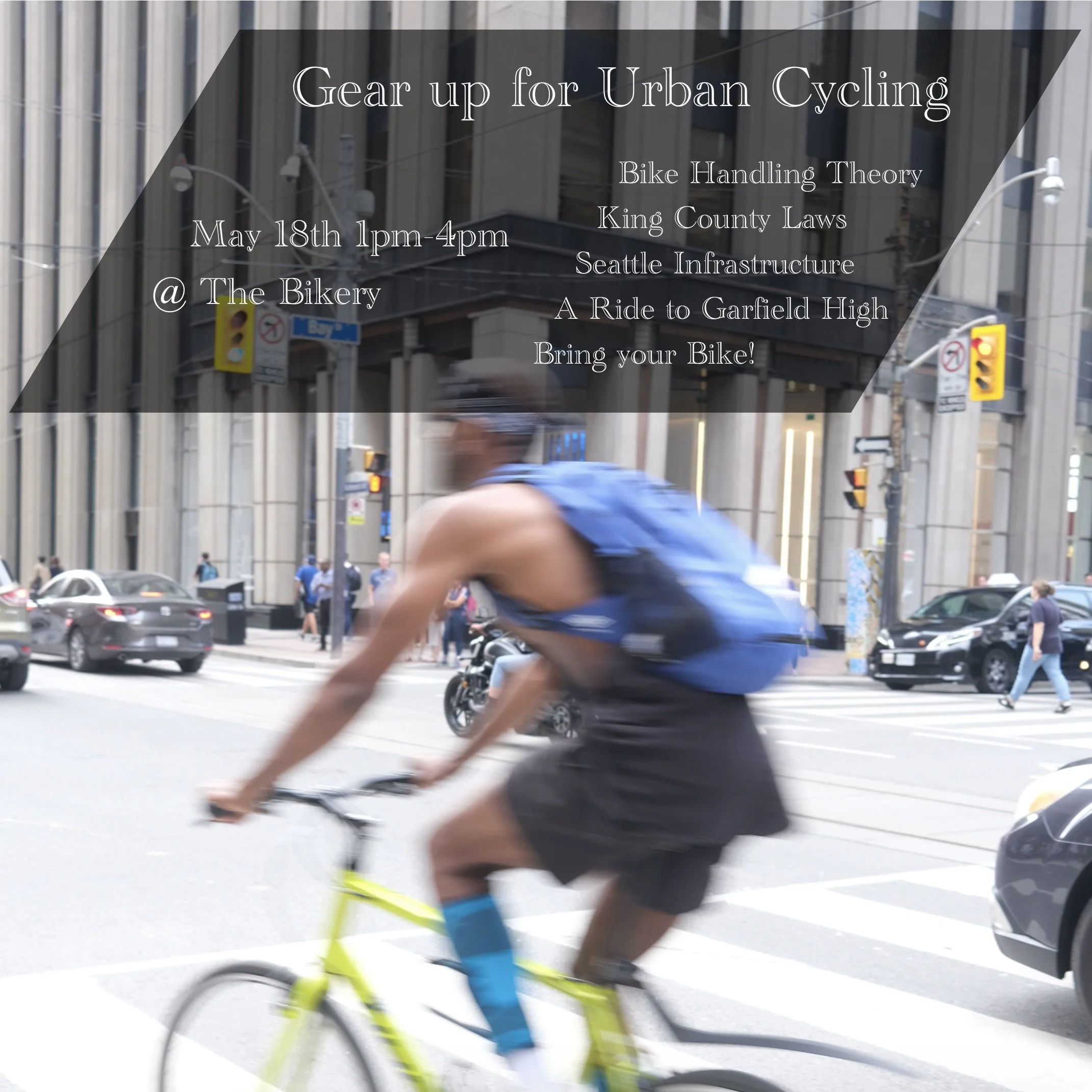 (Cancelled) Gear up for Urban Cycling