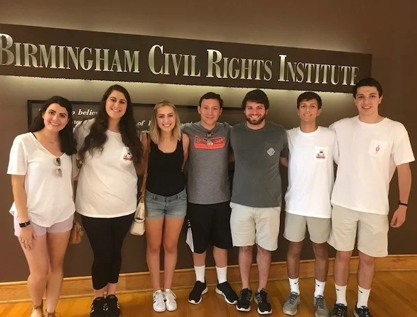 The Hillel Connections interns toured the Birmingham Civil Rights District as a part of their summer experience in Birmingham.