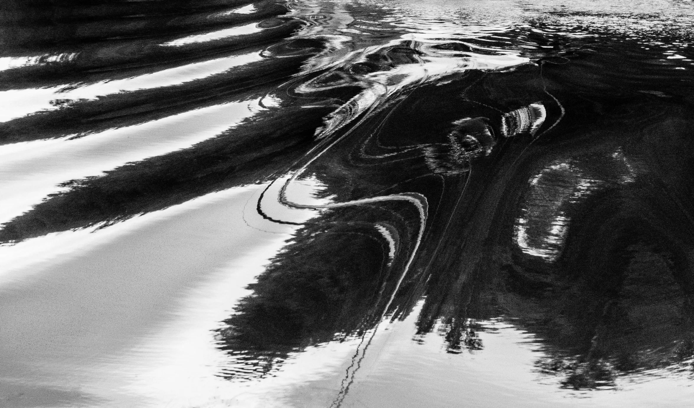 Boat Wake, Gota Canal, Sjotorp, Sweden
