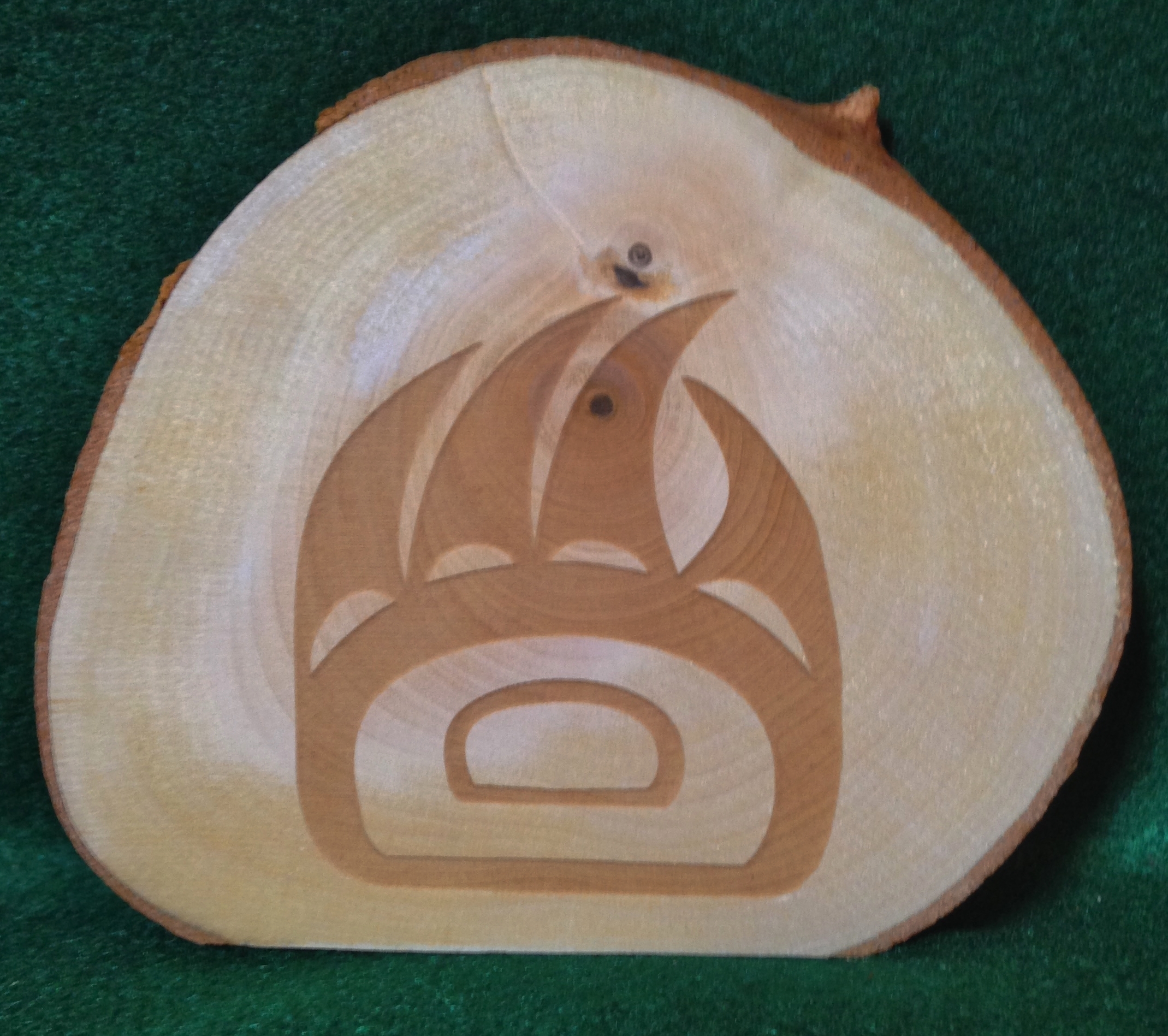 Birch Bear Paw Plaque