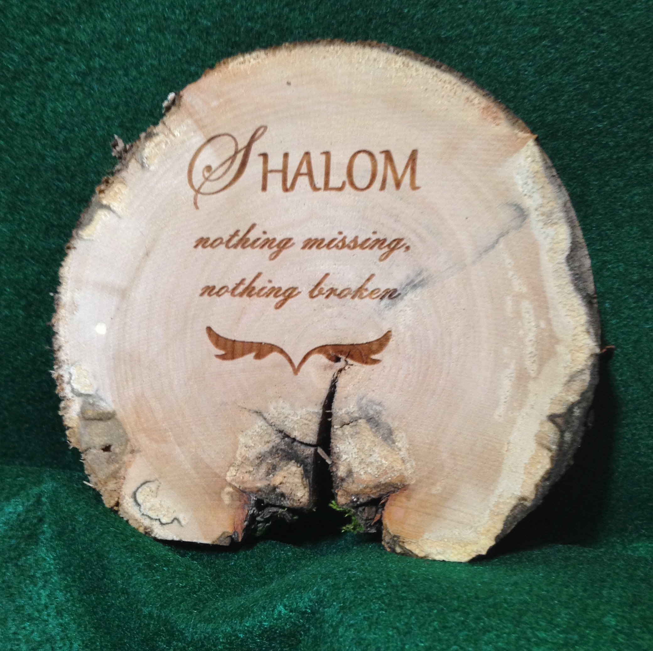 Alder Shalom Plaque
