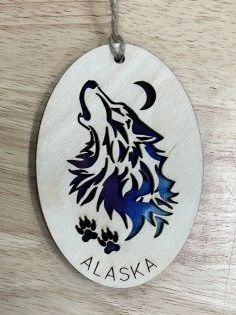OVAL SERIES: WOLF&MOON