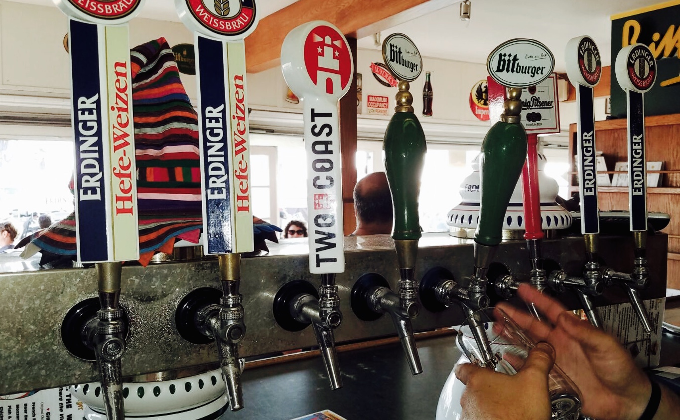 Two Coast Kölsch alongside a few other distinguished German beers.