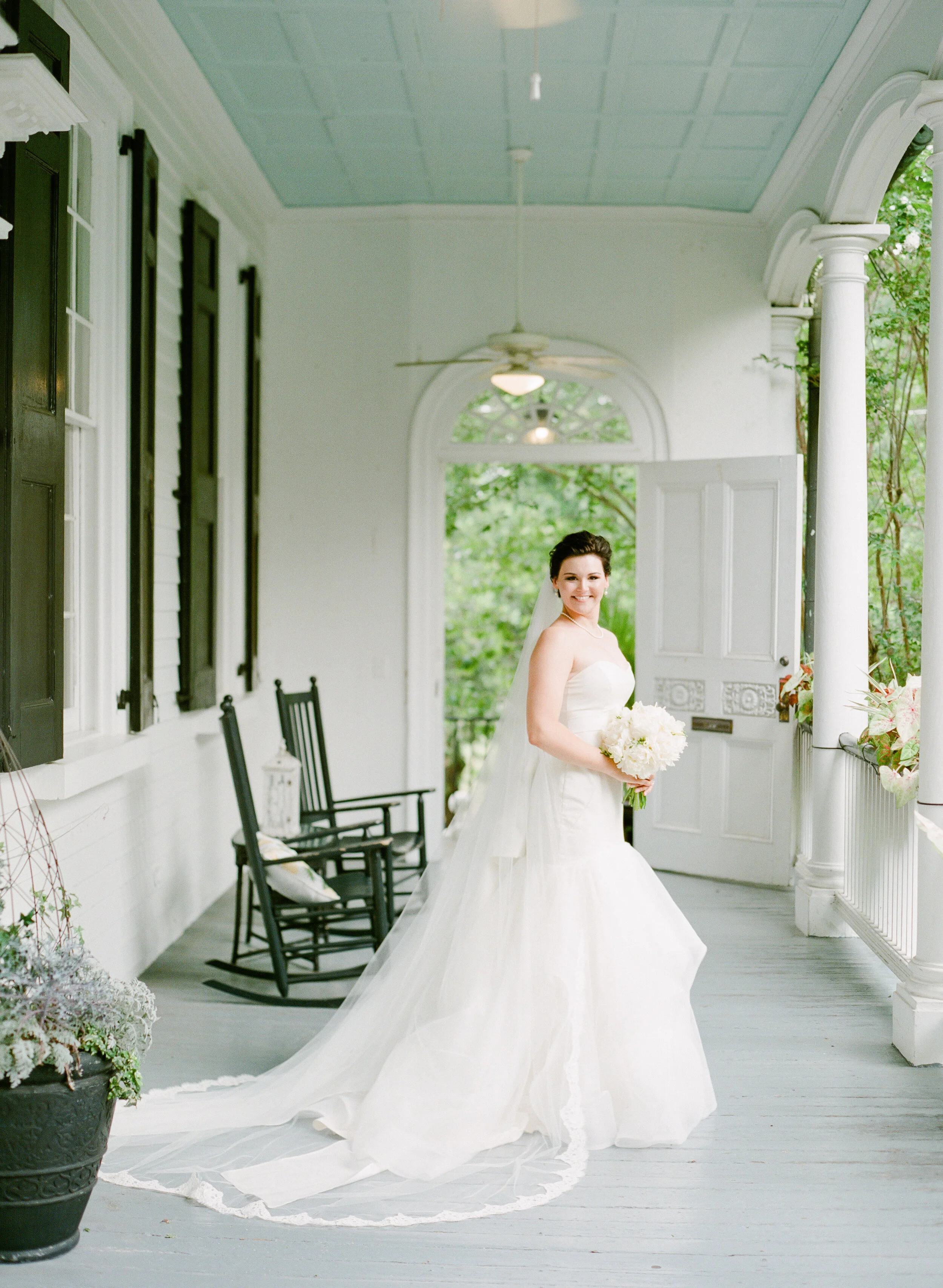  Mothershead-Kountz Wedding  The Governor Thomas Bennett House  Charleston, South Carolina  Photography: The Happy Bloom 