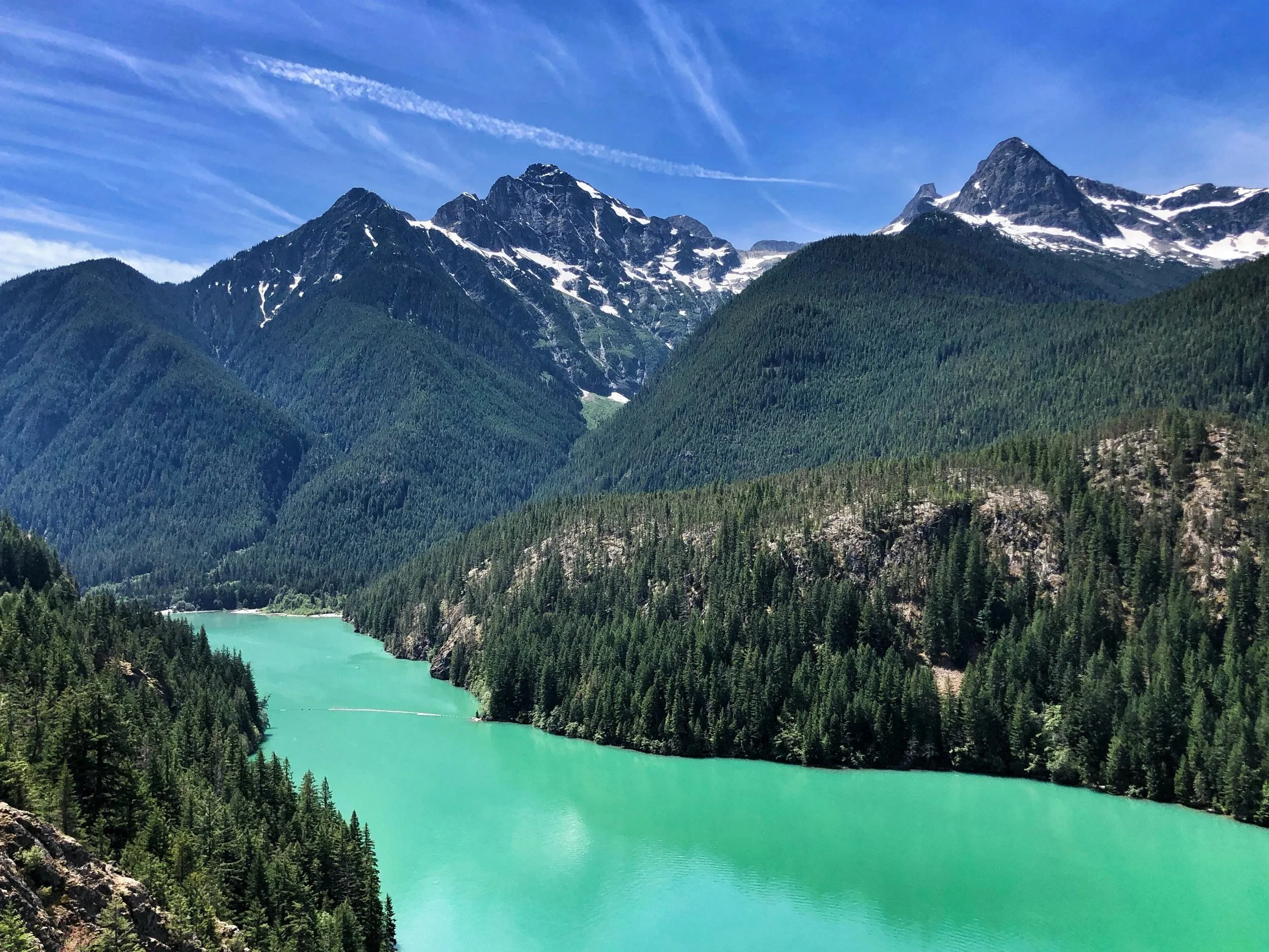 Diablo Lake and Mountains