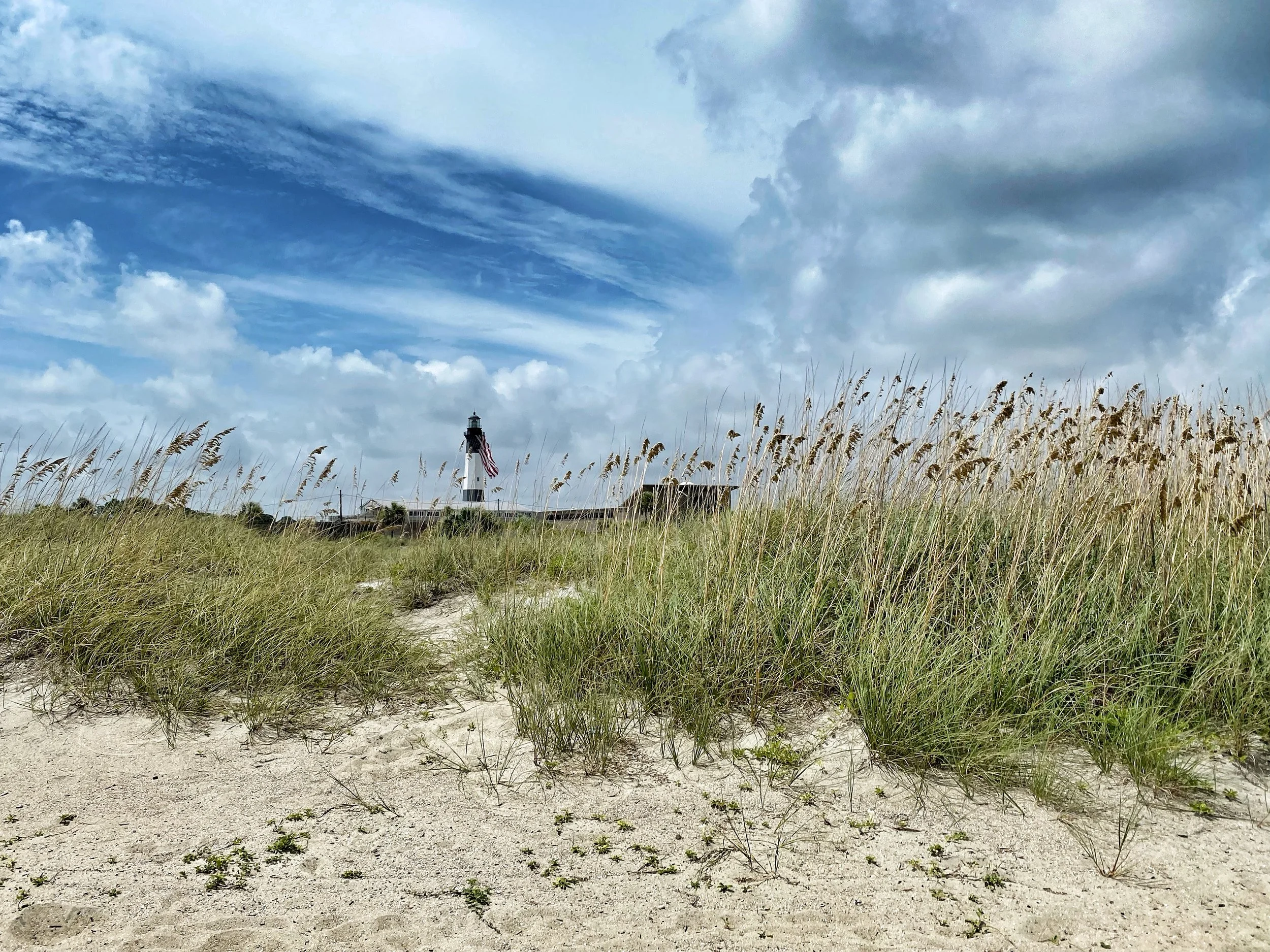 Patriotic Tybee Light