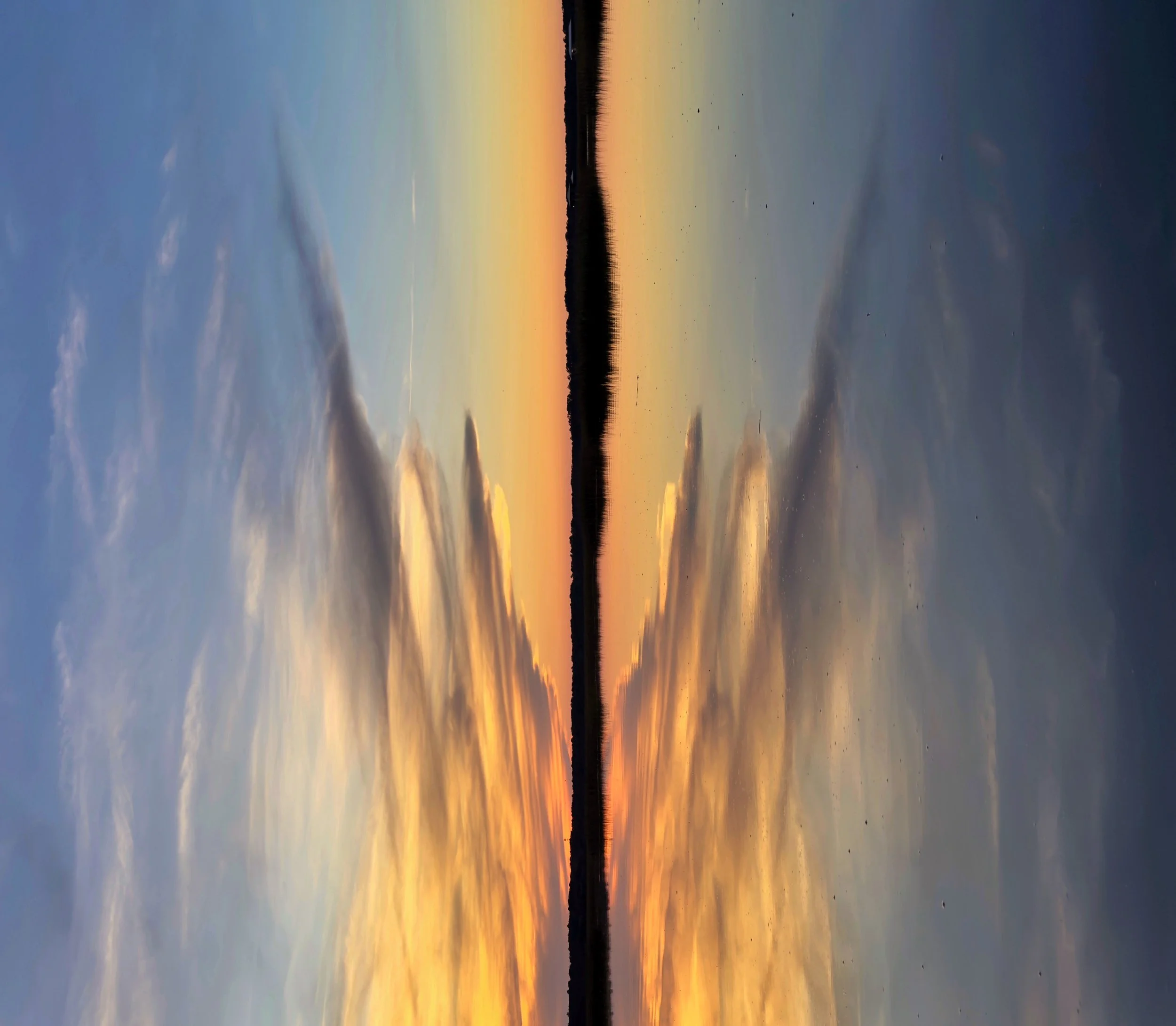 Sunset Butterfly Totem