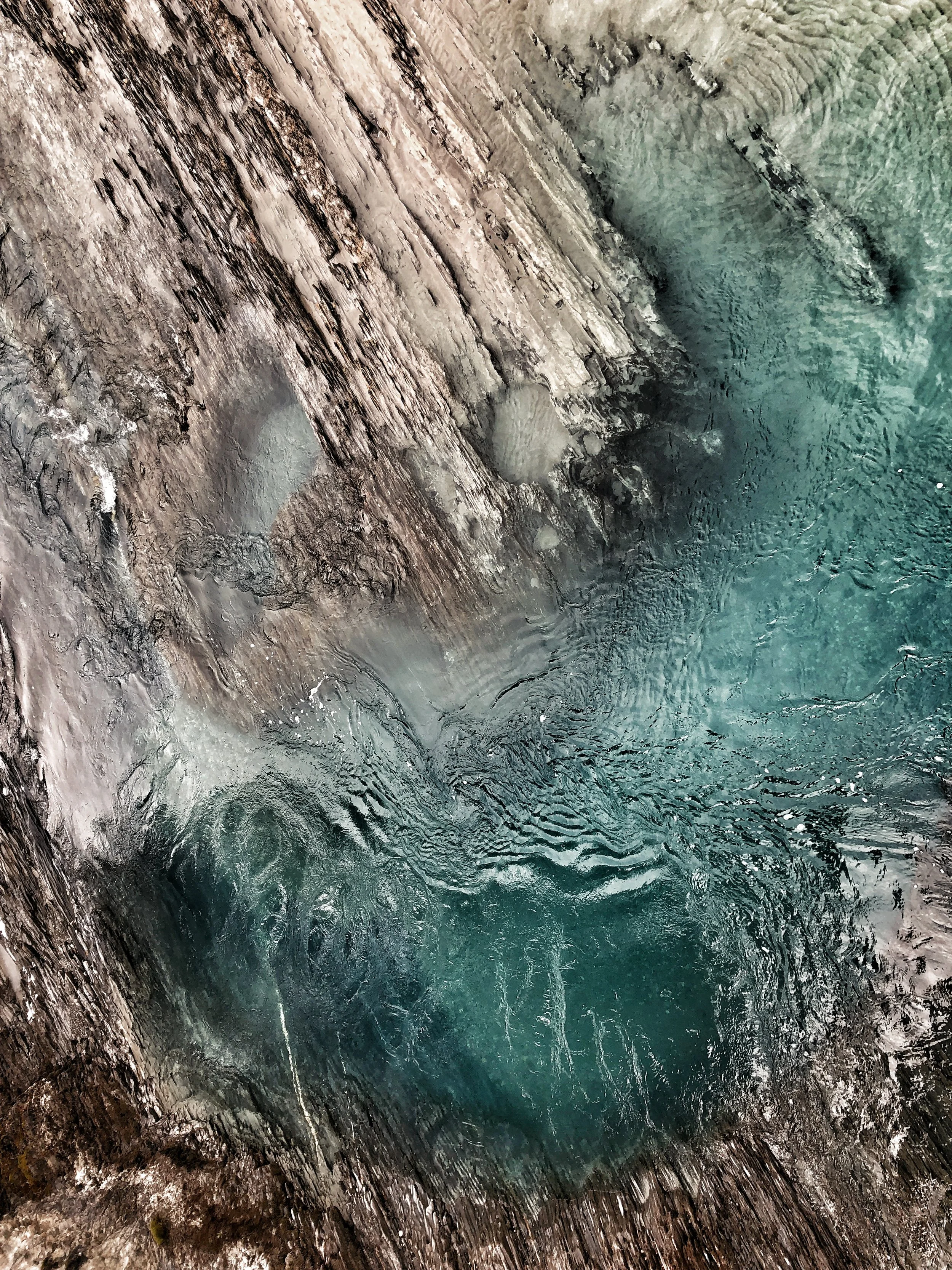 Turquoise River Abstract #2