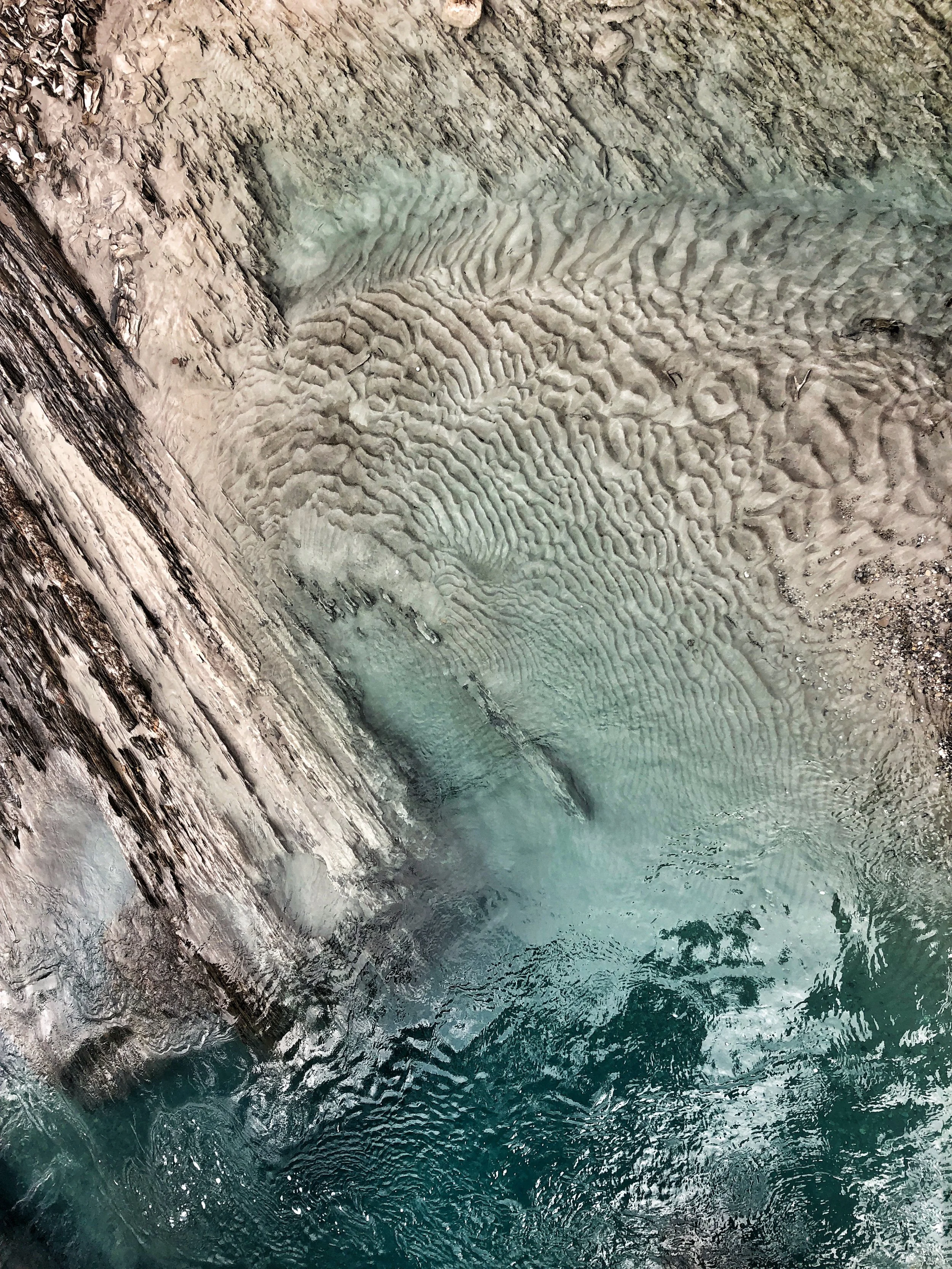 Turquoise River Abstract