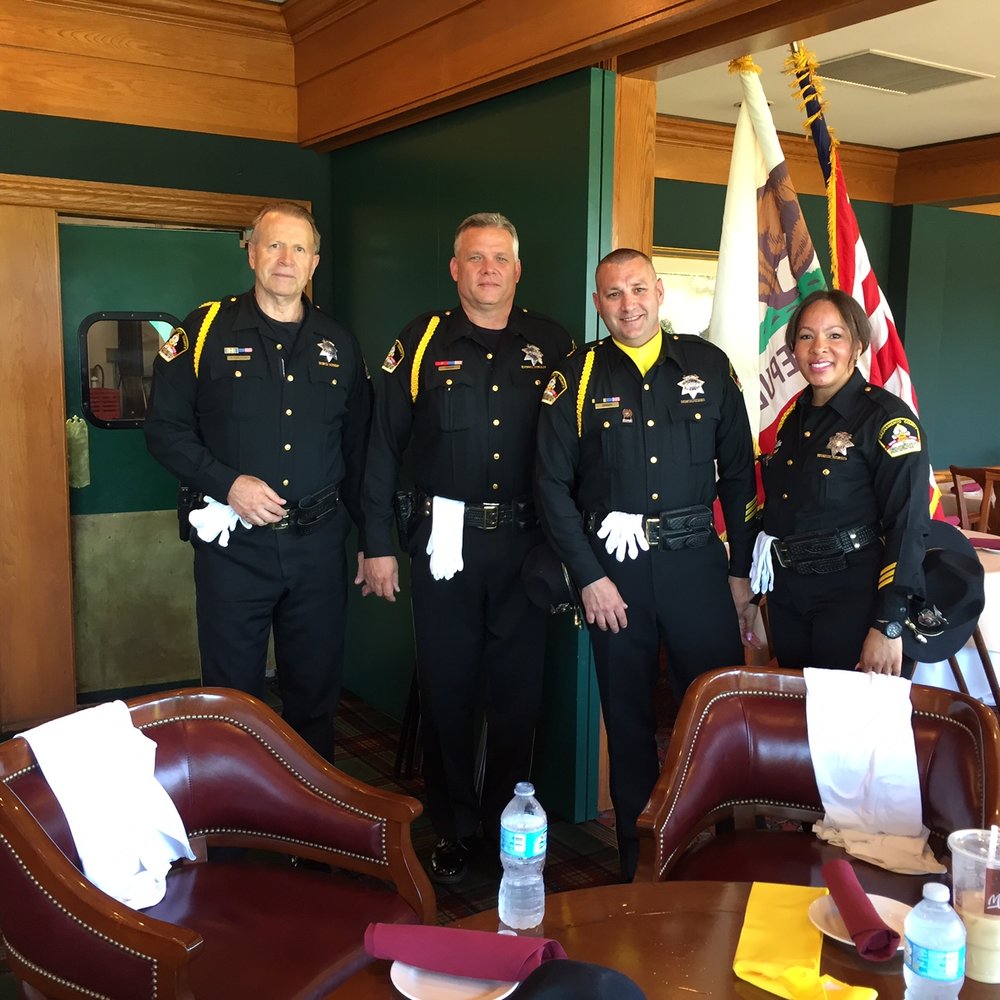  Members of Sacramento Sheriffs Department Honor Guard 