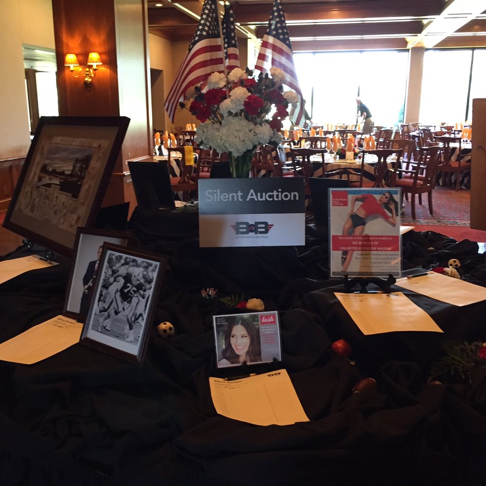  A silent auction provided many one-of-a-kind items. 