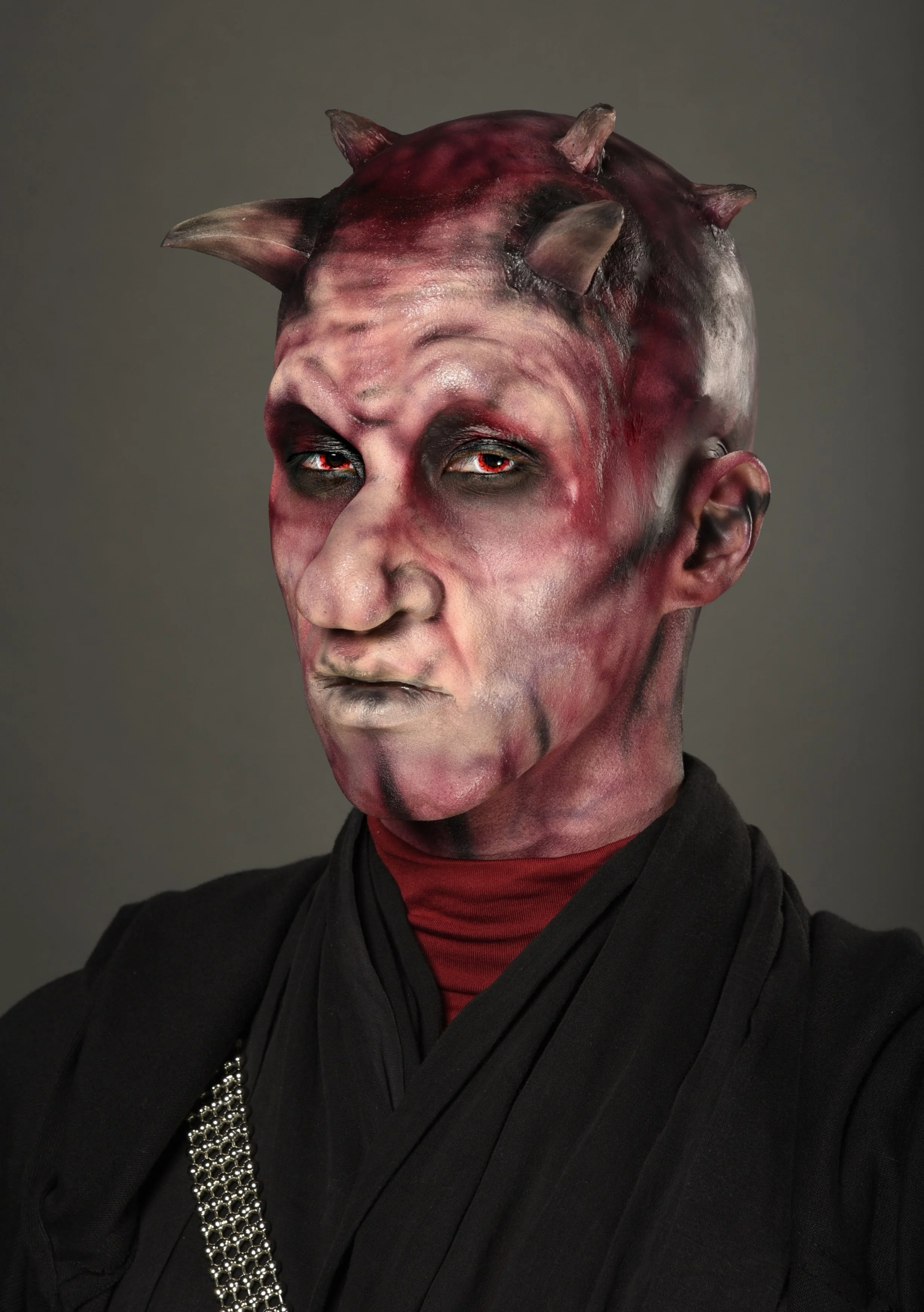  Foam latex prosthetic application and painting 