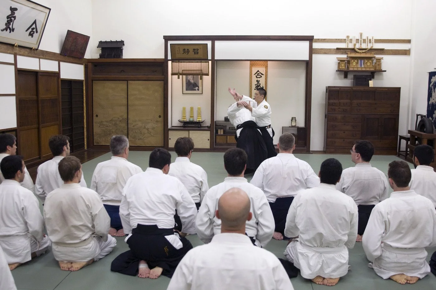 Ito Sensei teaching at the Chinatown location