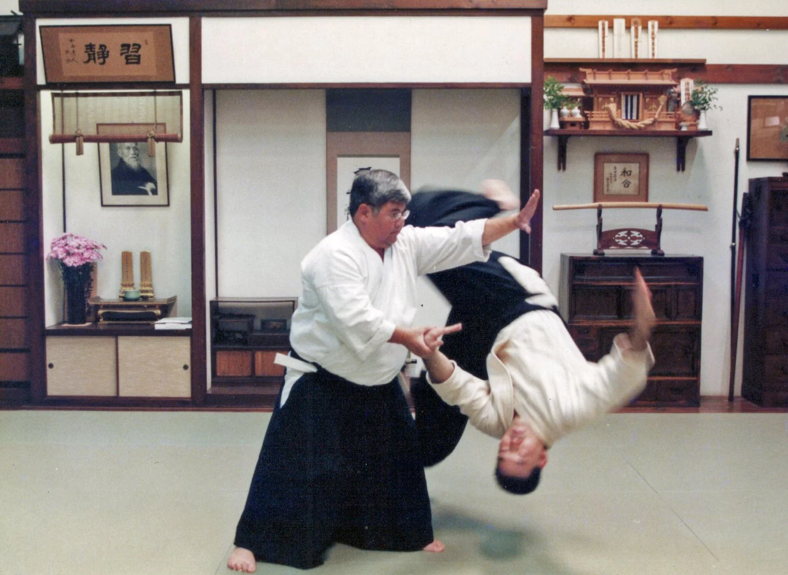 Furuya Sensei at the Aikido Center of Los Angeles