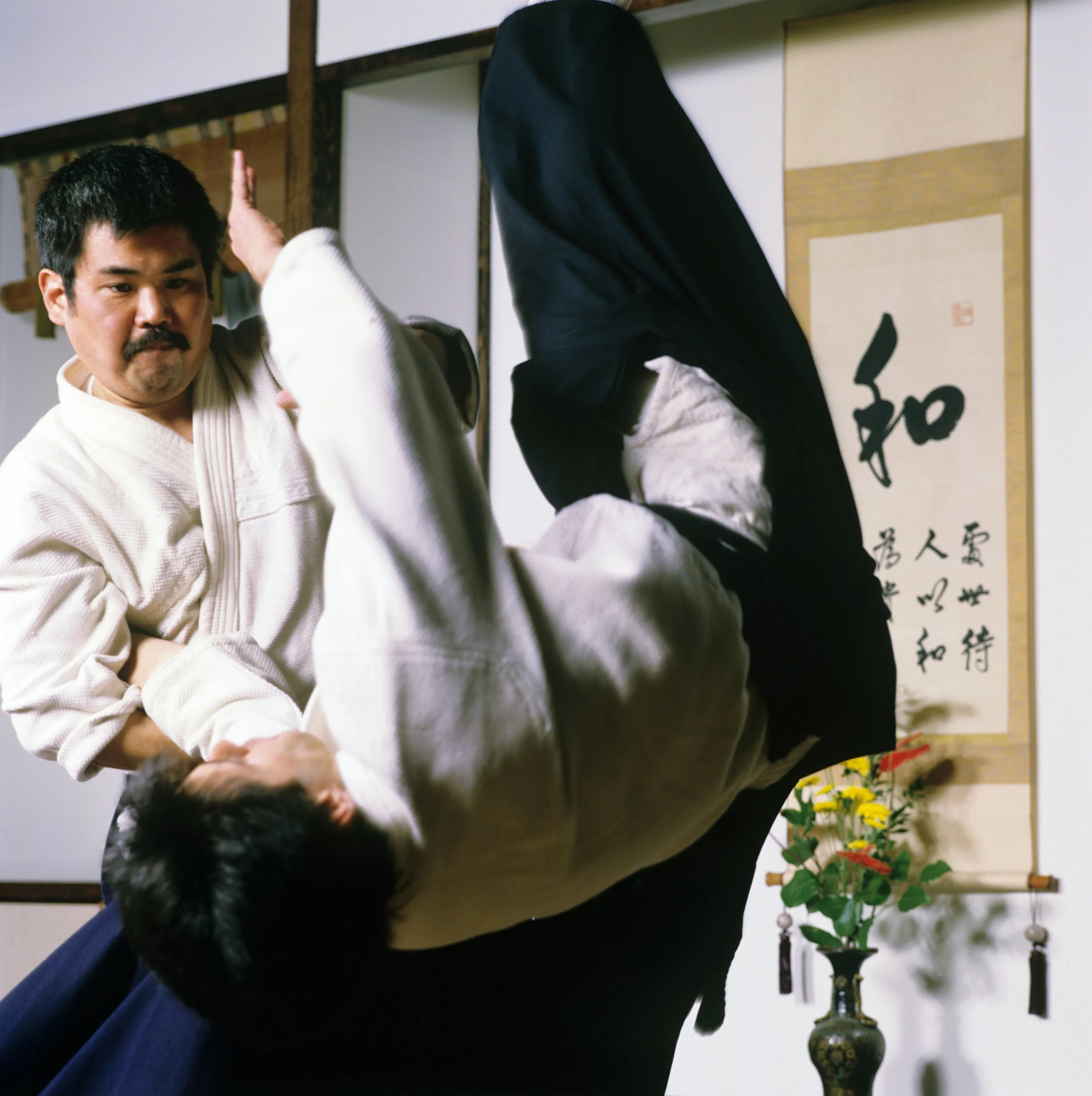 Furuya Sensei throwing Douglas Firestone