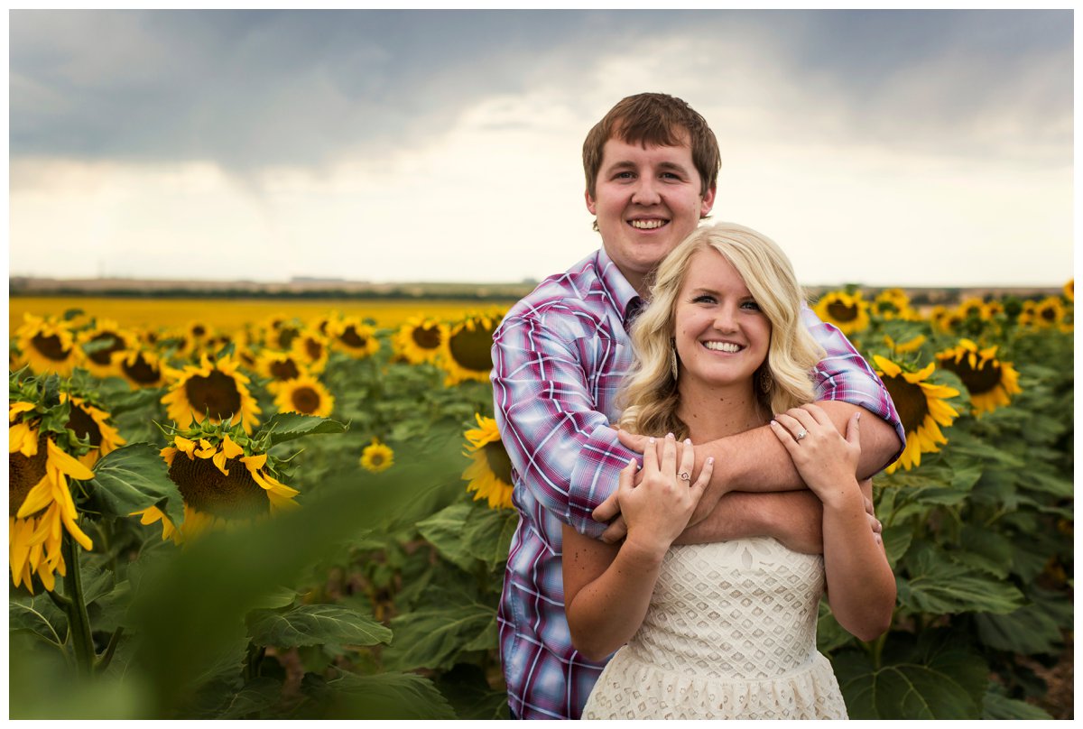 Sunflower Field Engagement Shoot | Bryce and Tessi's Engagement_0002.jpg