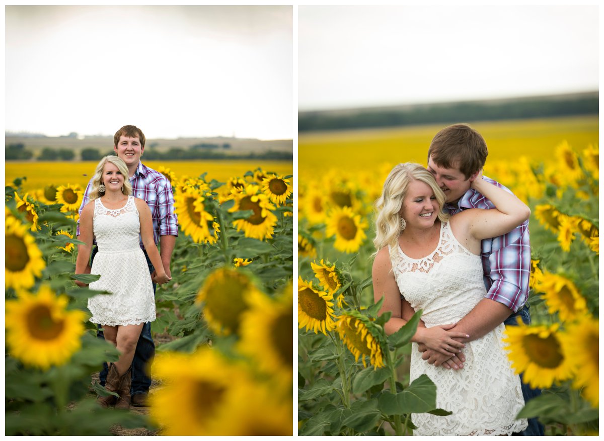 Sunflower Field Engagement Shoot | Bryce and Tessi's Engagement_0005.jpg