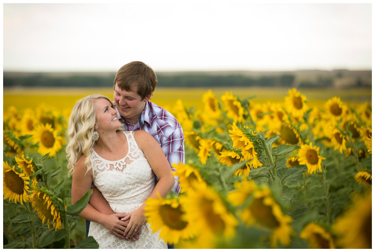 Sunflower Field Engagement Shoot | Bryce and Tessi's Engagement_0006.jpg
