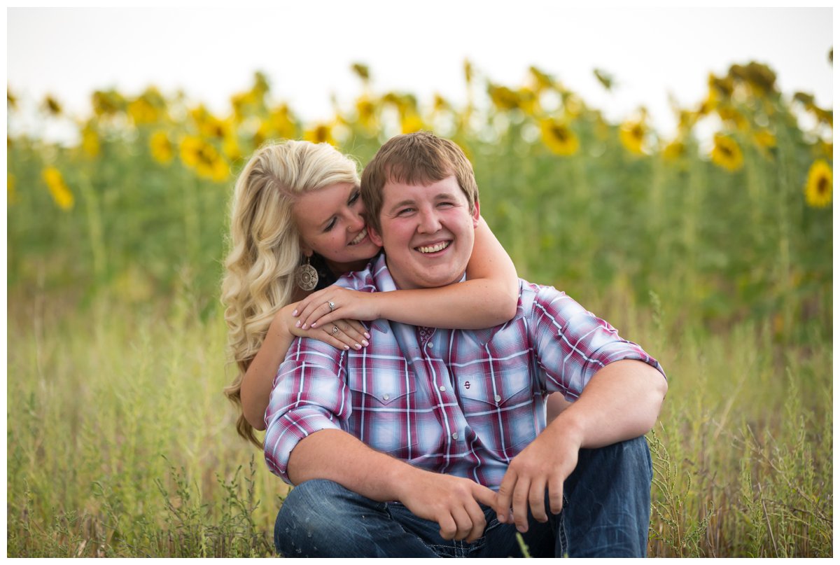 Sunflower Field Engagement Shoot | Bryce and Tessi's Engagement_0011.jpg