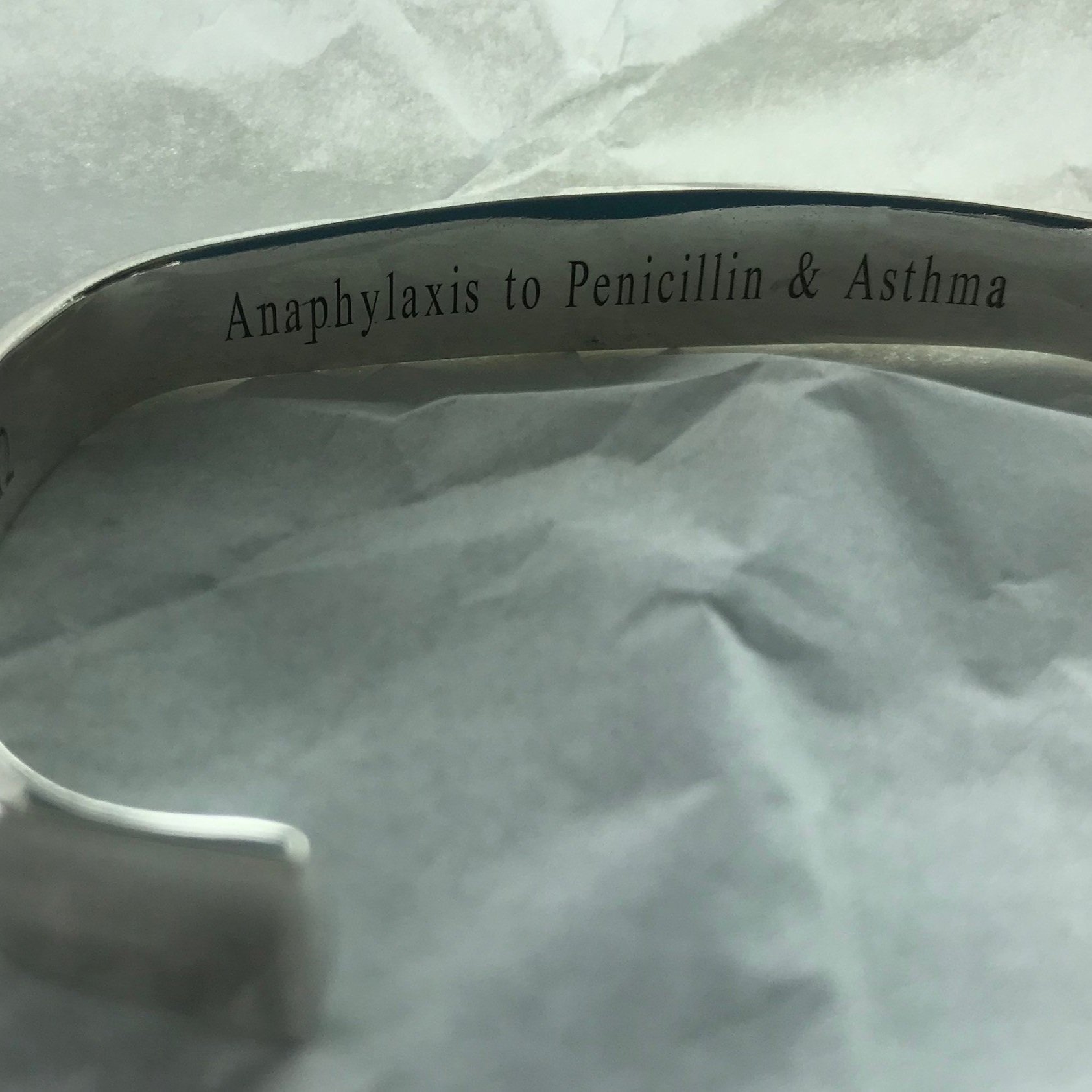 AllerMates POLLEN Allergy Wristband Medical Alert ID Silicone Sinus Bracelet  NEW | eBay
