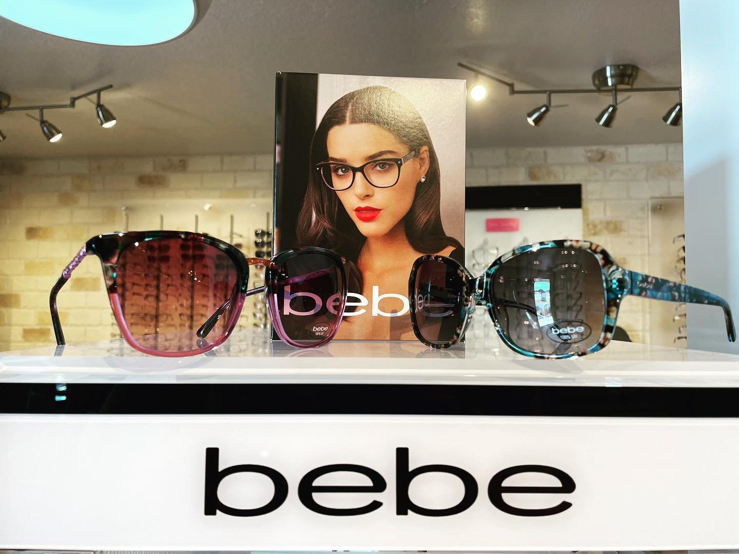 Come in and check out our new #bebesunglasses #spring #sunglasses #bebe #eyewear glasses