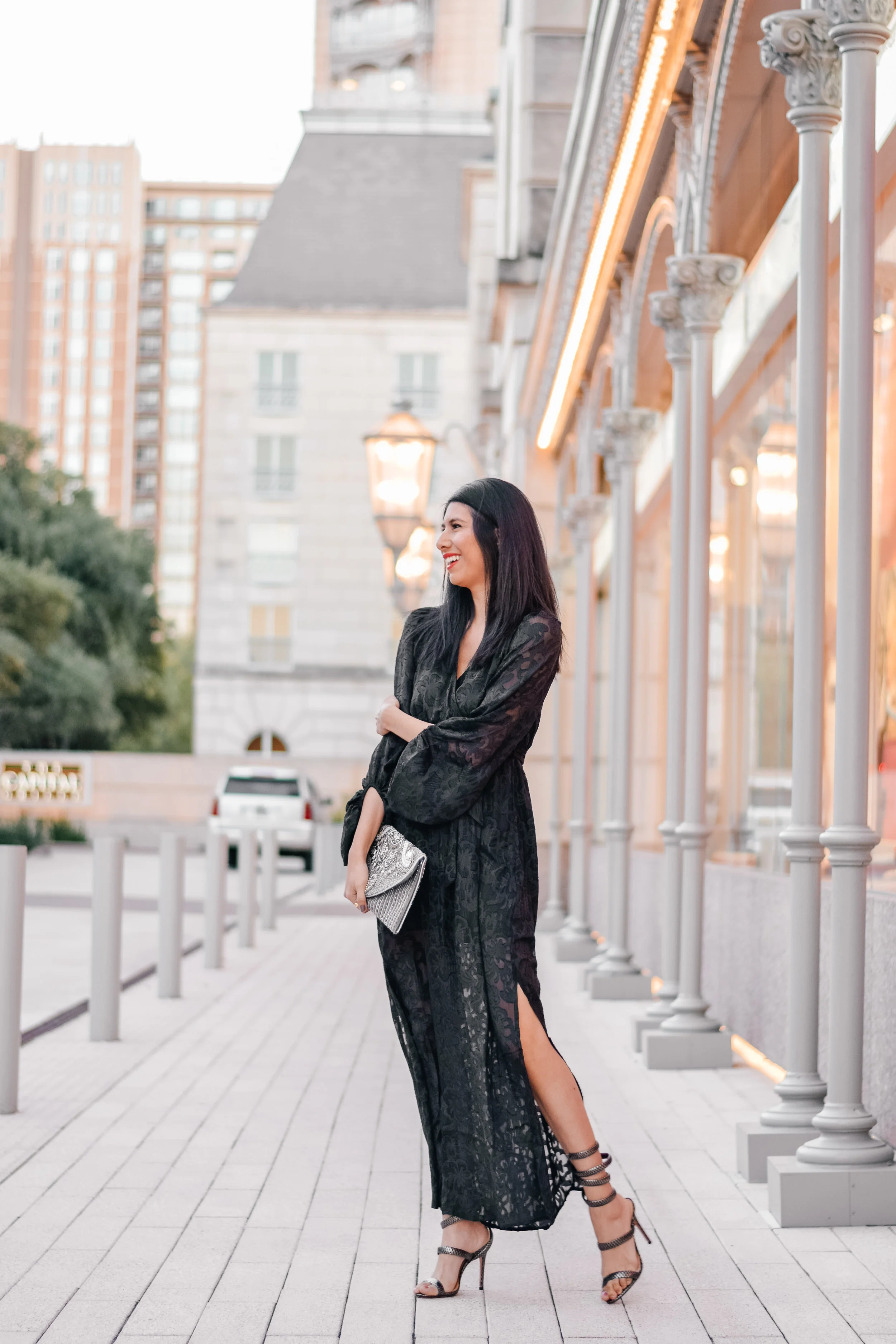 Francescas Lorelei Burnout Maxi Dress