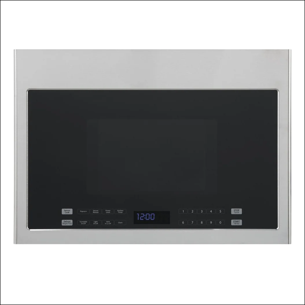 Stainless steel microwave over the range