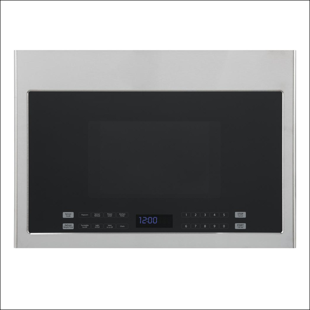 Stainless steel microwave over the range