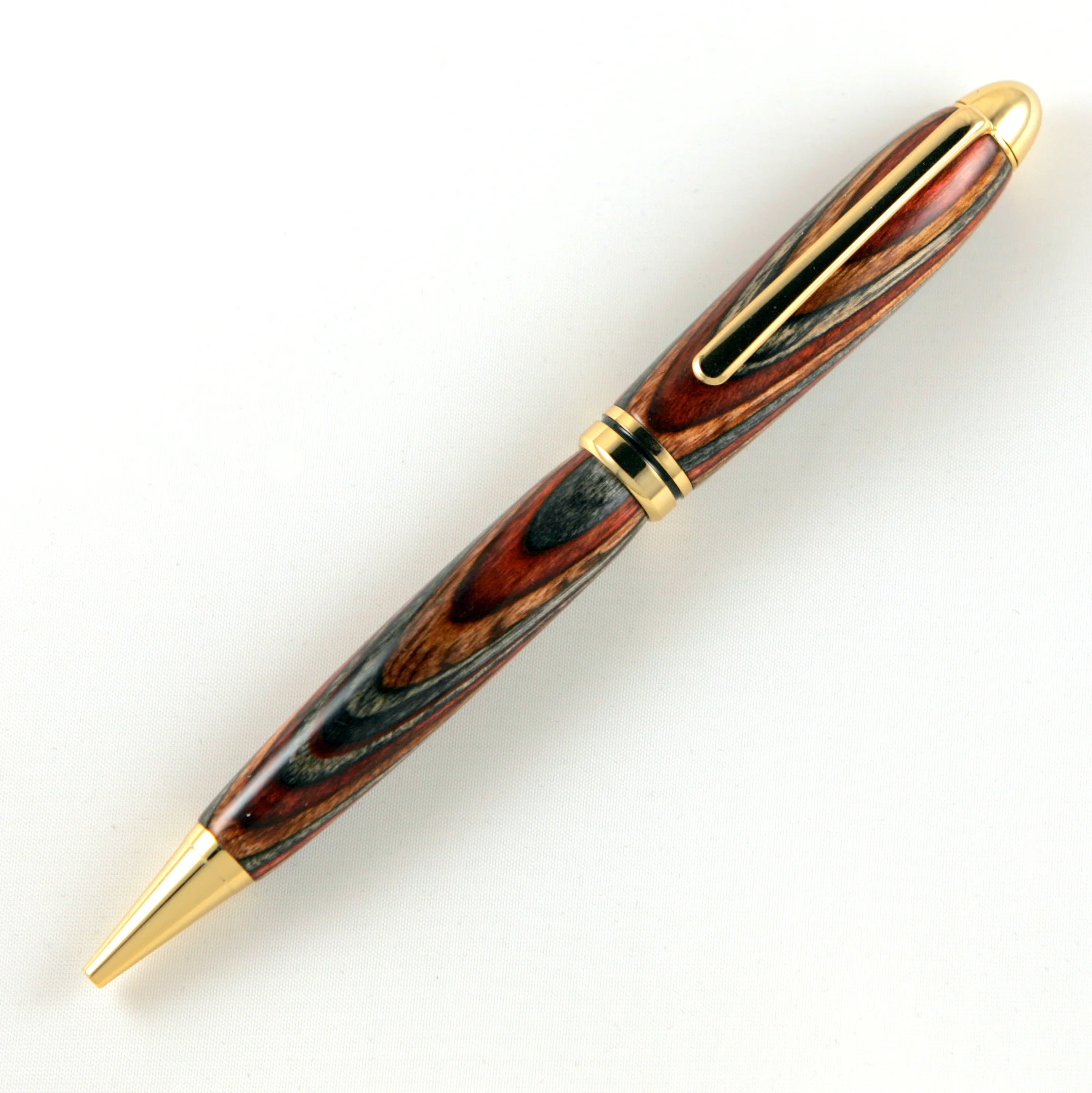 Royal Jacaranda Designer 24kt Gold NT Twist Pen