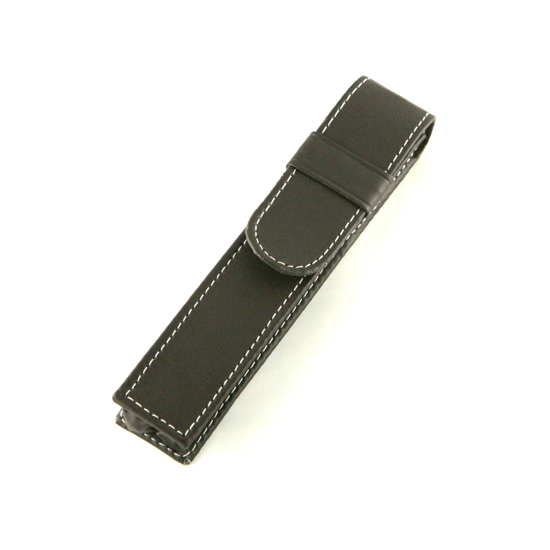 Brown Leatherette Pen Pouch